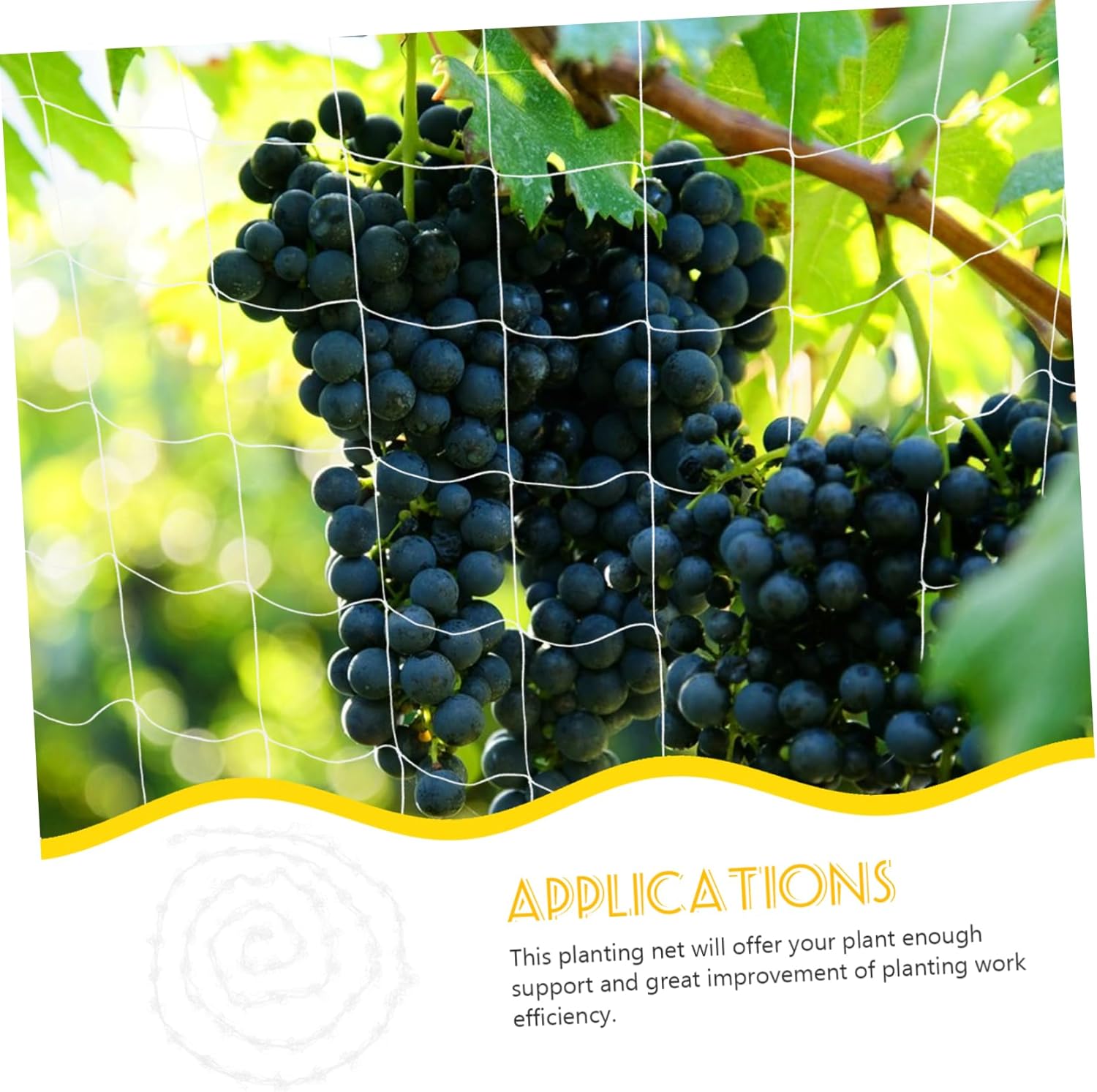 POPETPOP 5pcs Mesh Trellis Netting for Climbing Plants Support for Vines and Vegetables Garden Netting for Efficient Growth Outdoor Spaces