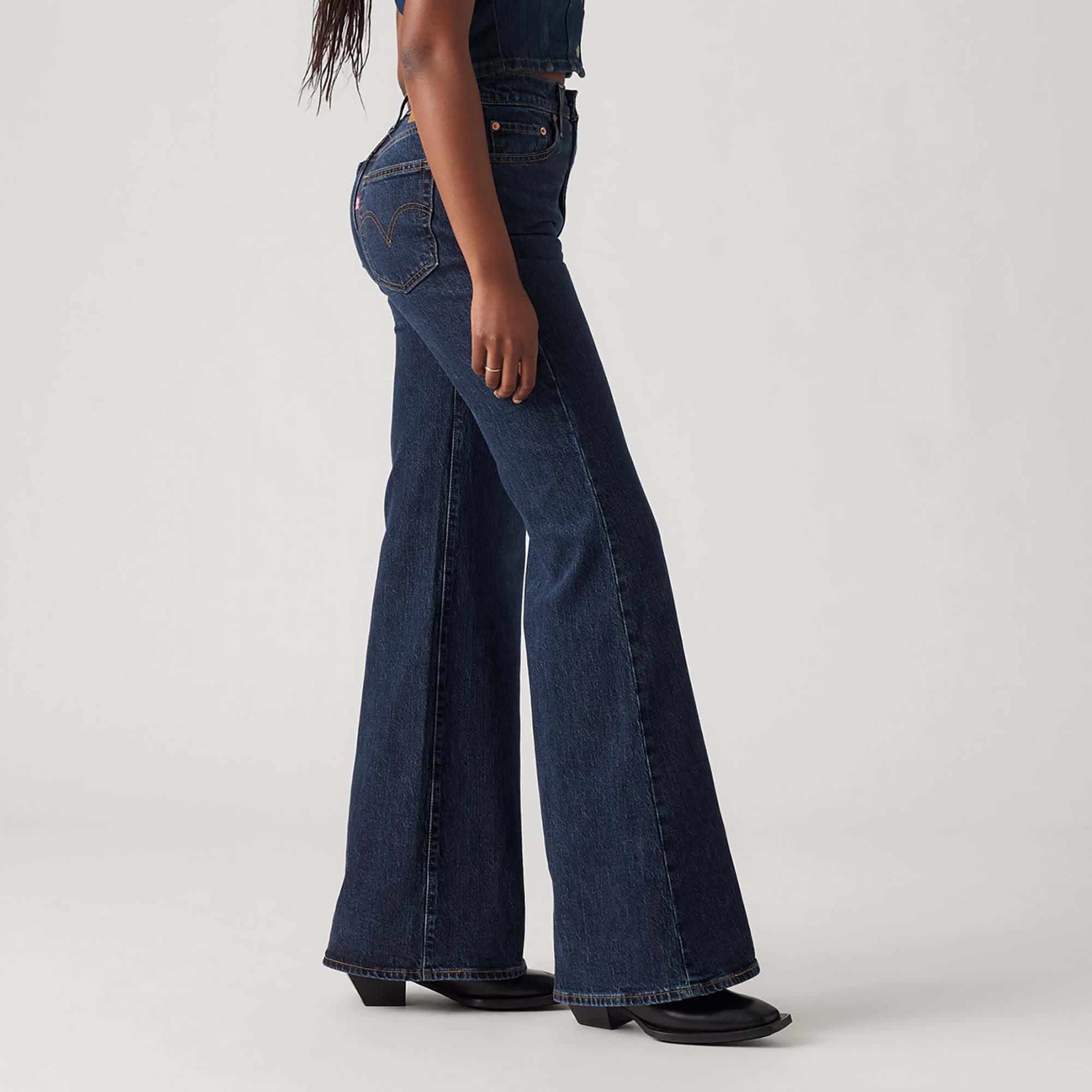 Levi's Ribcage Bells Blacks - RiBCAGE BELLS BLACKS Kobiety