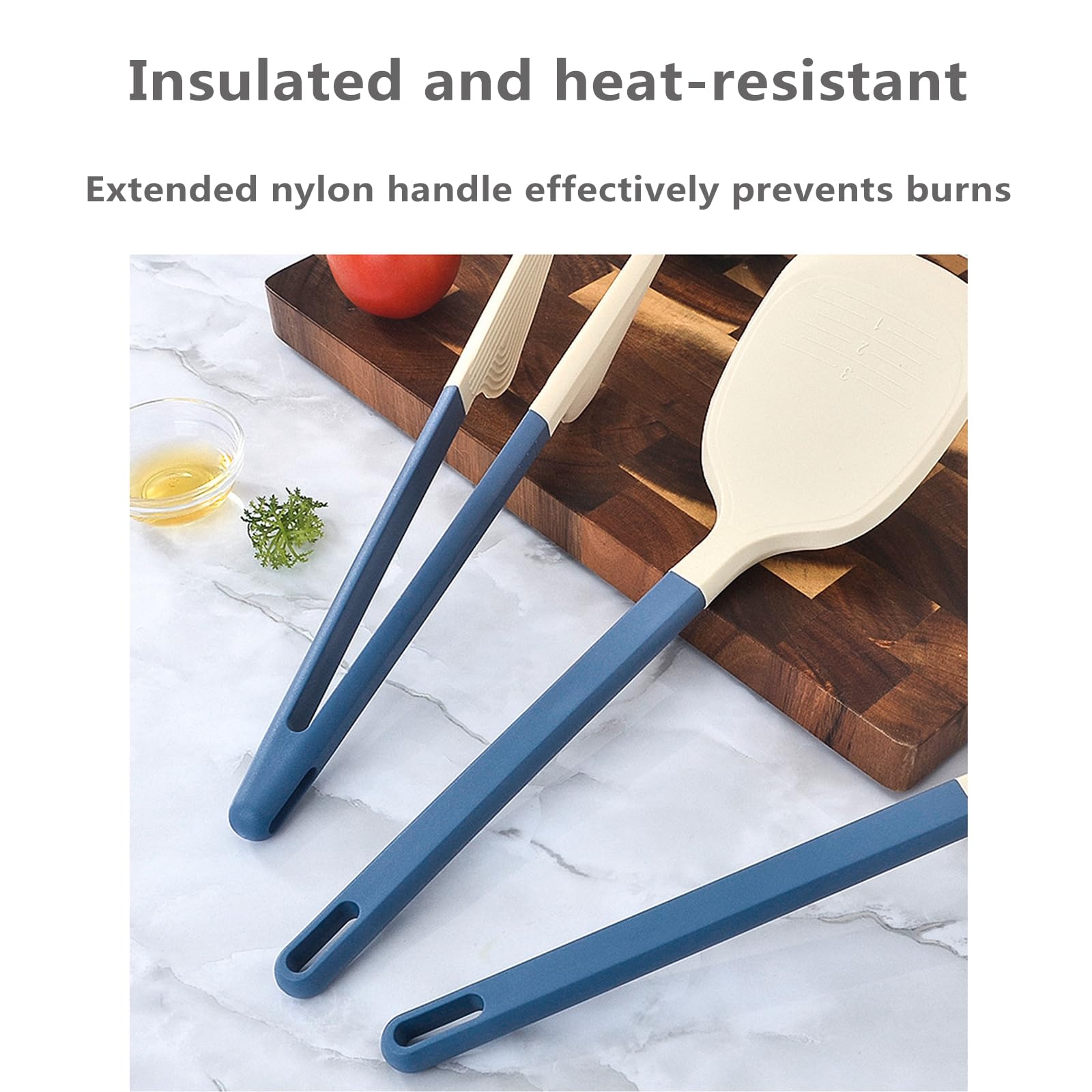 6 Stück Küchenhelfer Set, Silikon Küchenset Küchenutensilien,Antihaft Hitzebeständiger Kochbesteck Kochutensilien Set Für Kochen, Gesund, Leicht Zu Reinigen