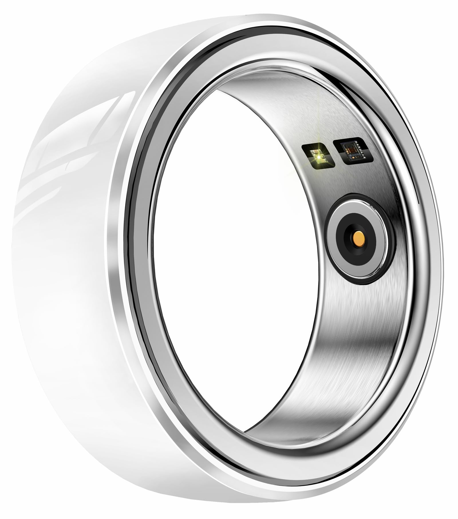 Smart Ring for Men Women Fitness Ring Activity Tracker for Men Waterproof Ladies Smart Ring Blood Oxygen Blood Pressure Heart Rate Monitor Pedometer Compatible with ios Android