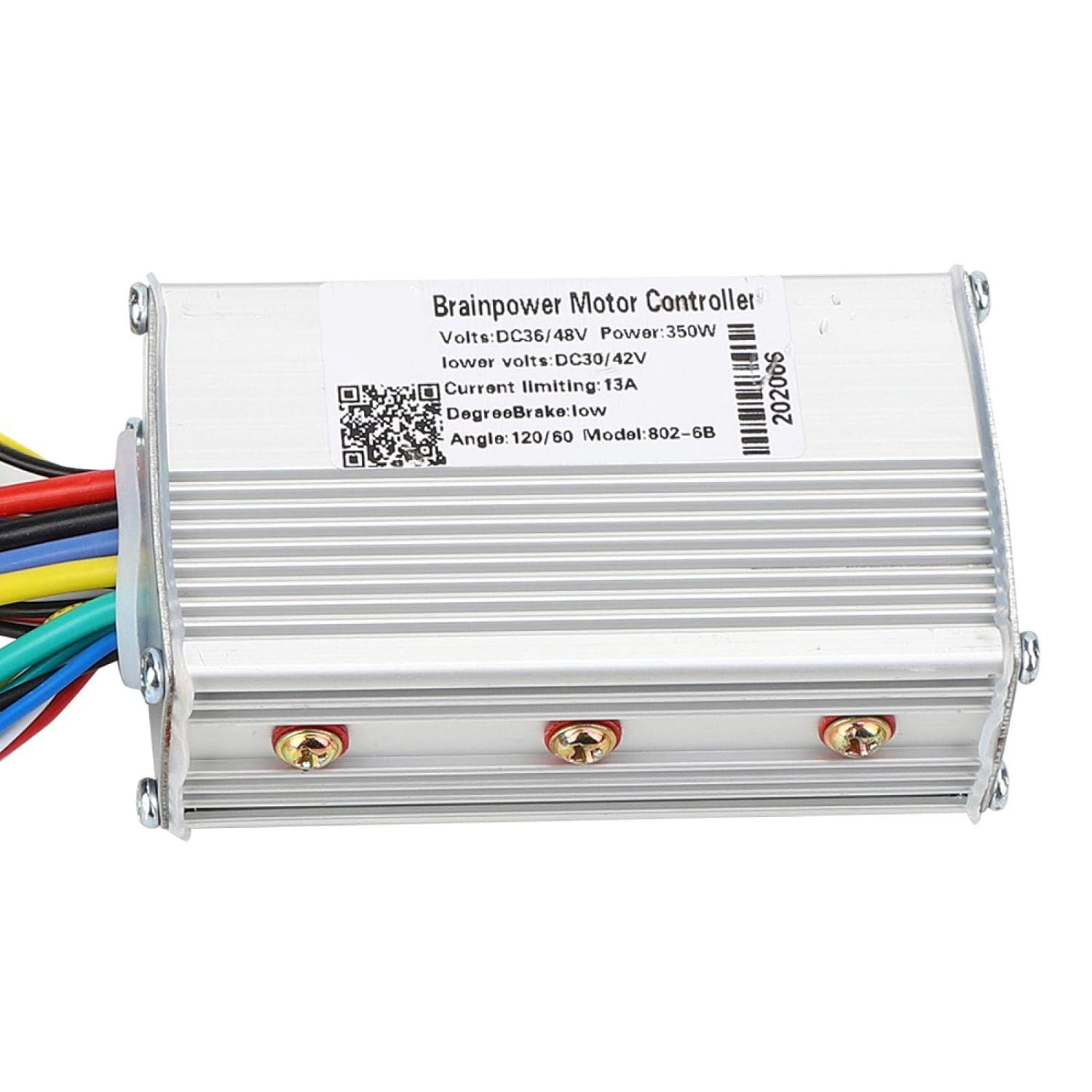 Motor Brushless Controller for Scooter Bike E-Bike, 36V-48V Universal Electric Bicycle DC Motor Controller with LCD Display, with Bicycle Throttle Handle(Pair)