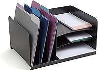 Vista 1 de Huron Organizador Vert 3/Horz 3 ranuras, metal negro
