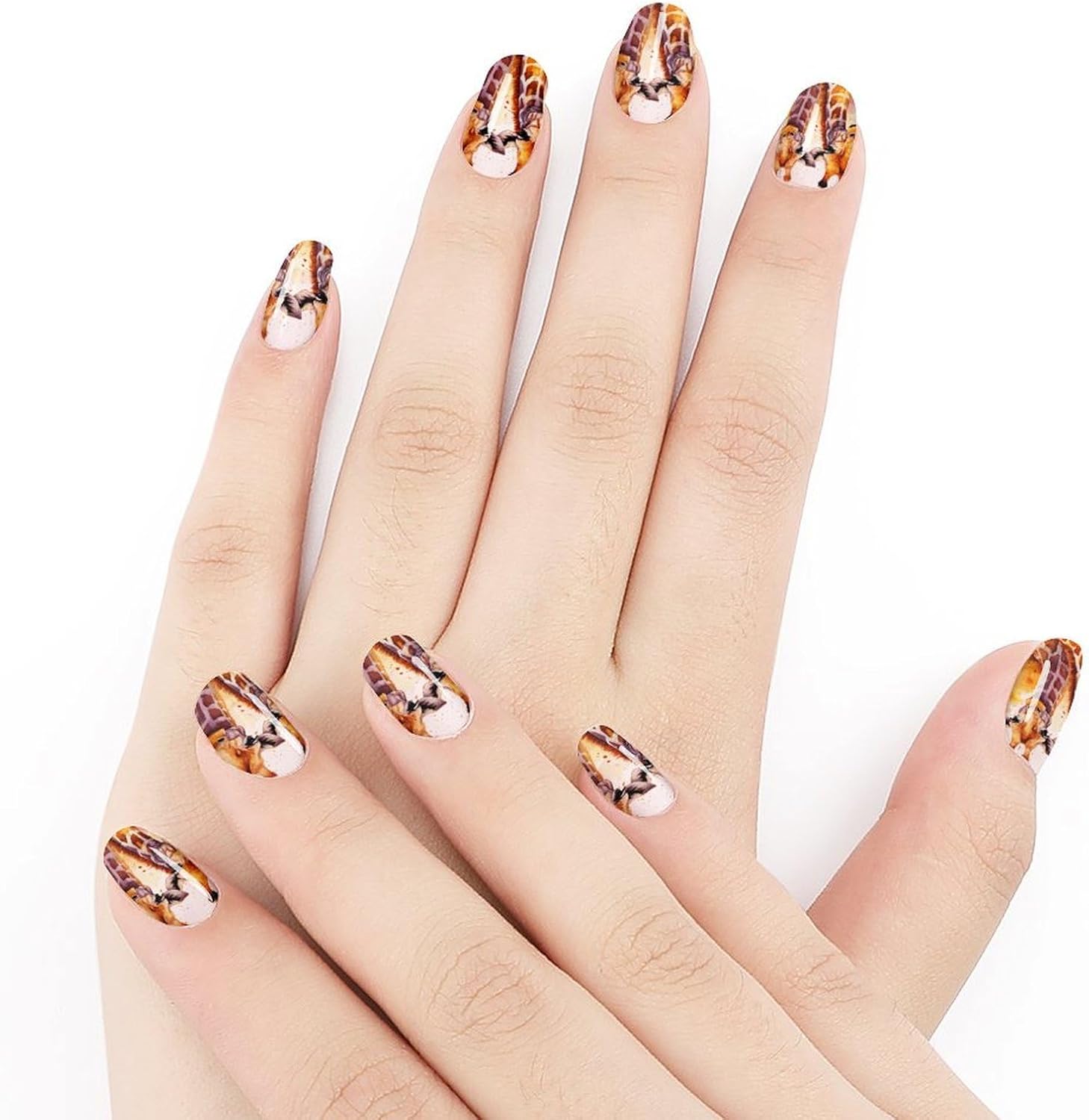 Nail Strips Bundle Full Wrap Long Lasting Nail Polish Strips Easy Application and Removal Salon Quality Self Adhesive Art Stickers for Women Gifts