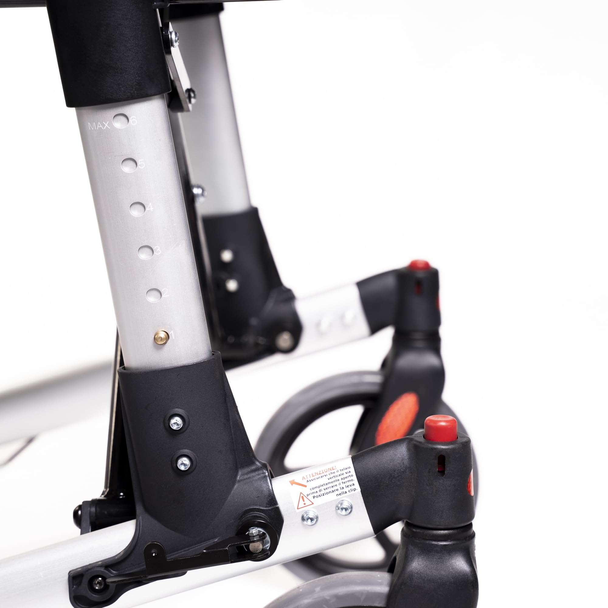 Rollator Alluminio pieghevole Deluxe: Innovazione e Sicurezza per Anziani - Il Deambulatore Pieghevole Ergonomico che Rivoluziona la Mobilità e l'Autonomia