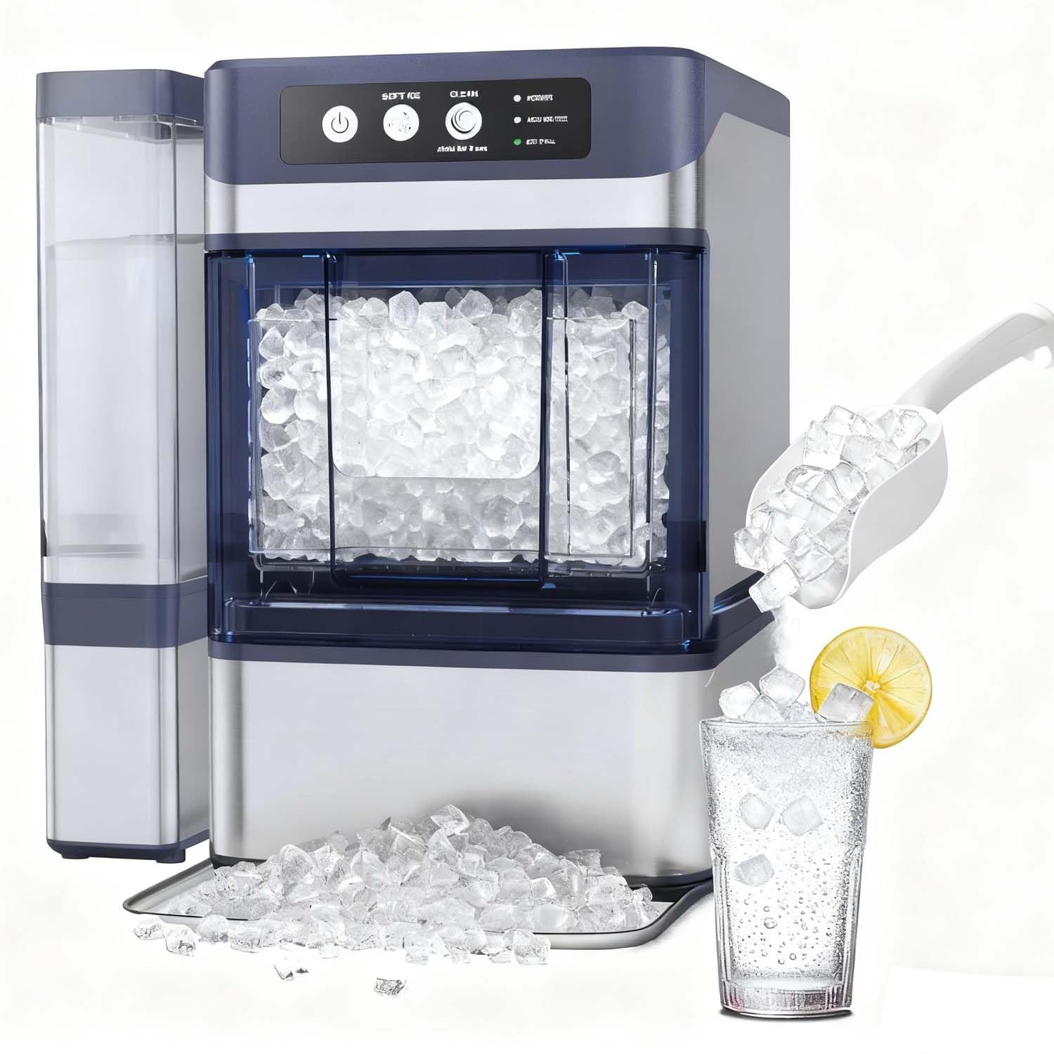 Machine à glaçons compacte de 3L avec son réservoir latéral - 8