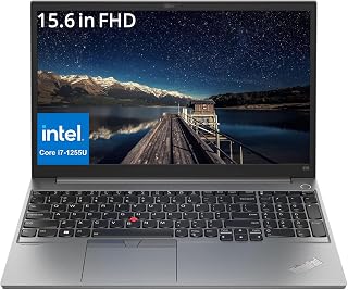 Lenovo E15 Gen 4 ThinkPad Laptop, Core i7-1255U, 16 GB de RAM, 512 GB SSD | Computadora empresarial FHD de 15.6 pulgadas, HDMI, Thunderbolt 4, Windows 11 Pro (renovada)