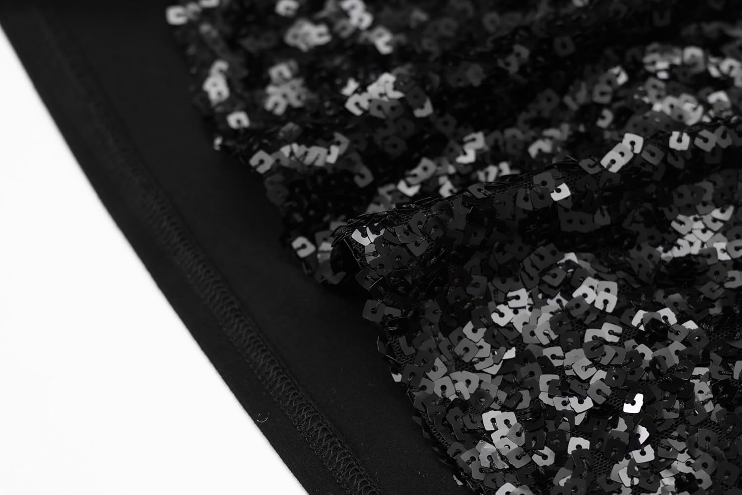 OThread & Co. Women's Glitter Sequin Tank Top Sleeveless Scoop Neck Night Out Party Top - Image 6