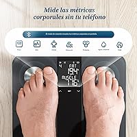 Vista 8 de Etekcity - Báscula inteligente mejorada para peso corporal, apta para FSA y HSA, báscula digital de baño con IMC, grasa corporal, masa muscular, 13