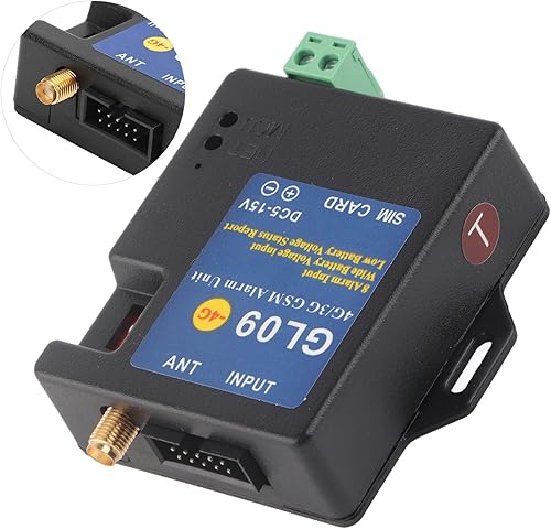 Miniatura 9 de Sistema de seguridad de alarma 4G 3G GSM, entrada de 8 canales, bajo consumo, alimentación DC 5V-15V - Módulo 4G integrado, mensajes de alarma