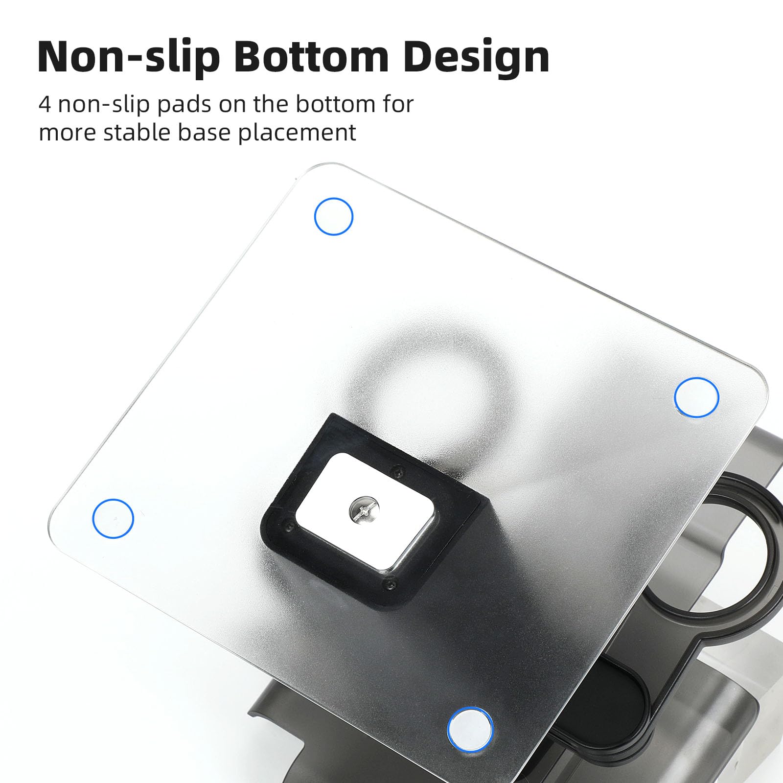 Base de carga para accesorios Oculus/Meta Quest 3S/Quest 3/Quest 2/Quest Pro, luz LED RGB, soporte de carga vertical y soporte para controlador, solo carga para auriculares VR (negro)