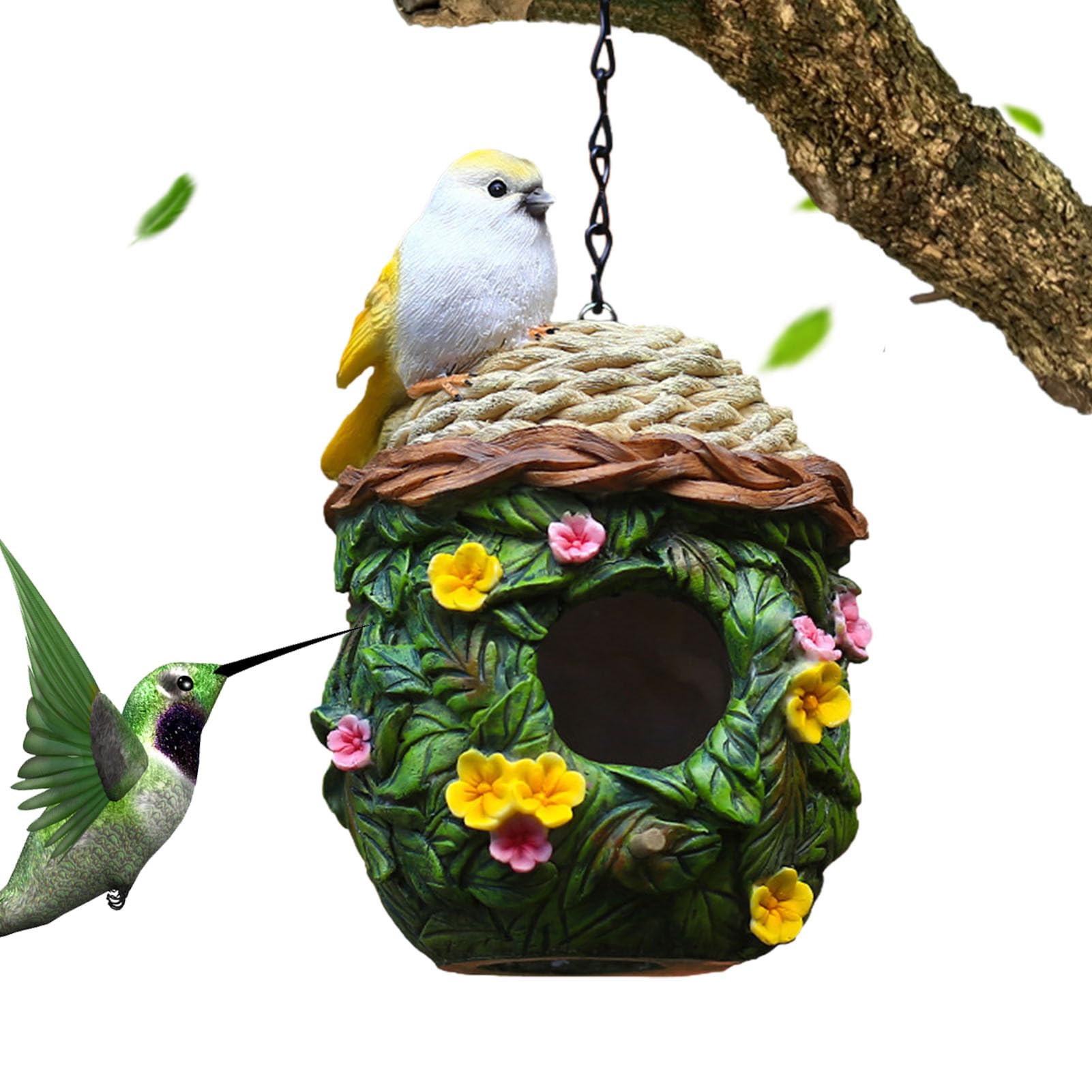 Nichoir à oiseaux de jardin en bois pour abriter les nichées