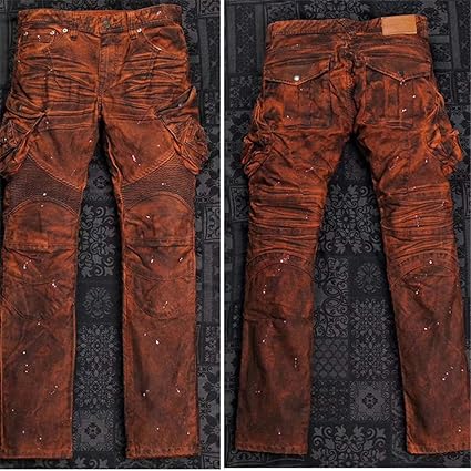 Retro motorcycle pants Clearance