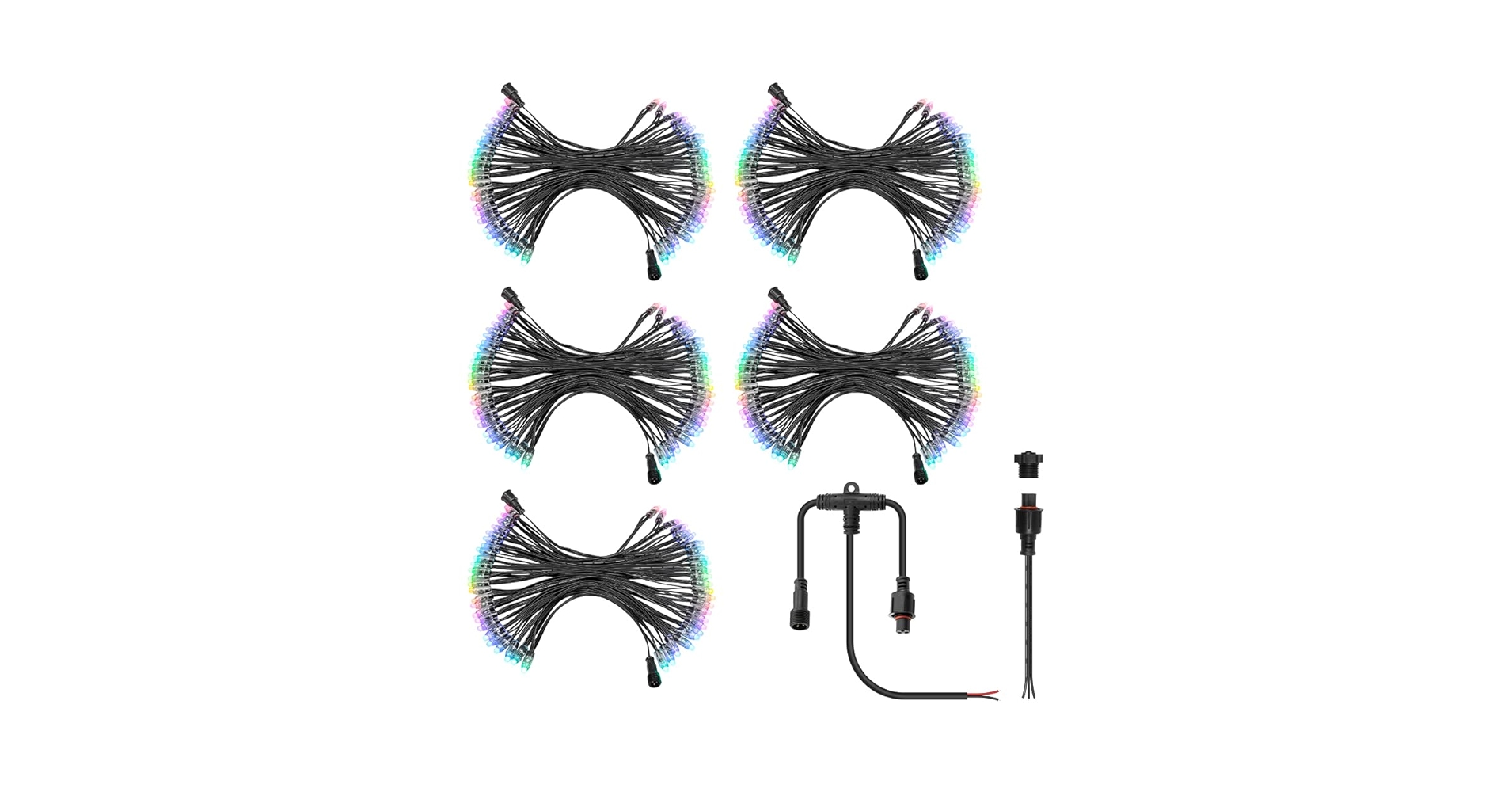 ◆大感謝祭!! WestingHouse Amplifire m0o2978 ALITOVE WS2811 12V RGB Pixel String Lights 8 inch 50pcs