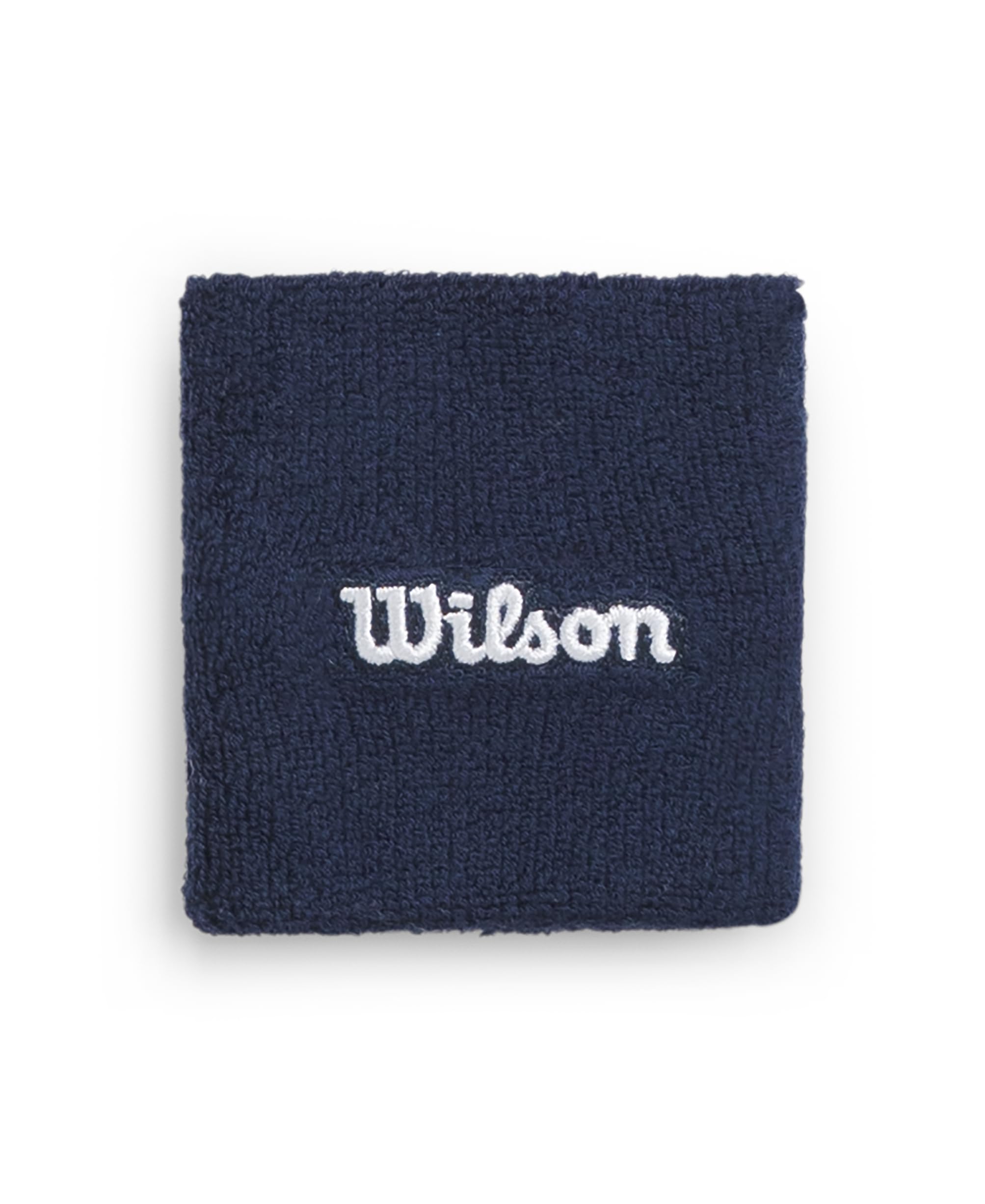 Wilson Terry Logo Wristbands, Moisture-Controlling and Quick-Drying, Colour: Classic Navy, Size: One Size