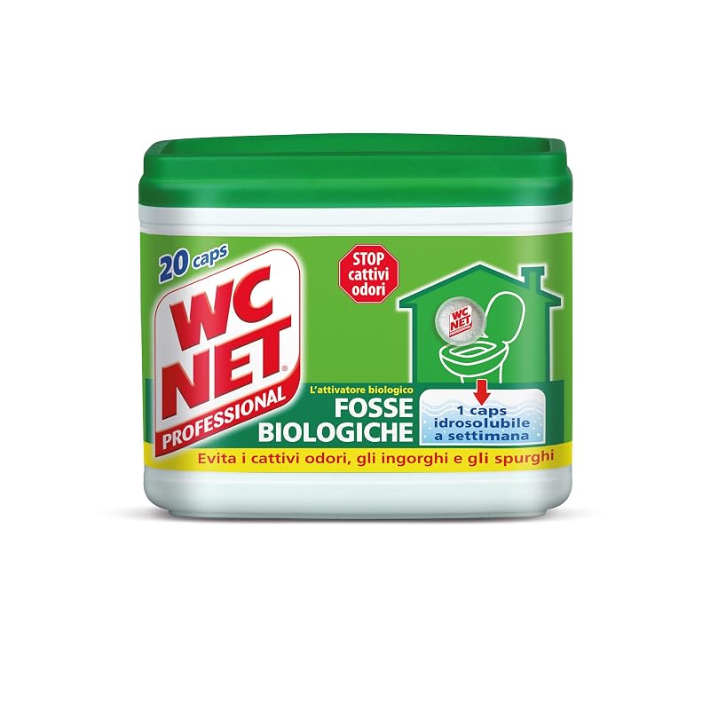 Wc Net Professional capsule per fosse biologiche — costa meno di una chiamata all’idraulico