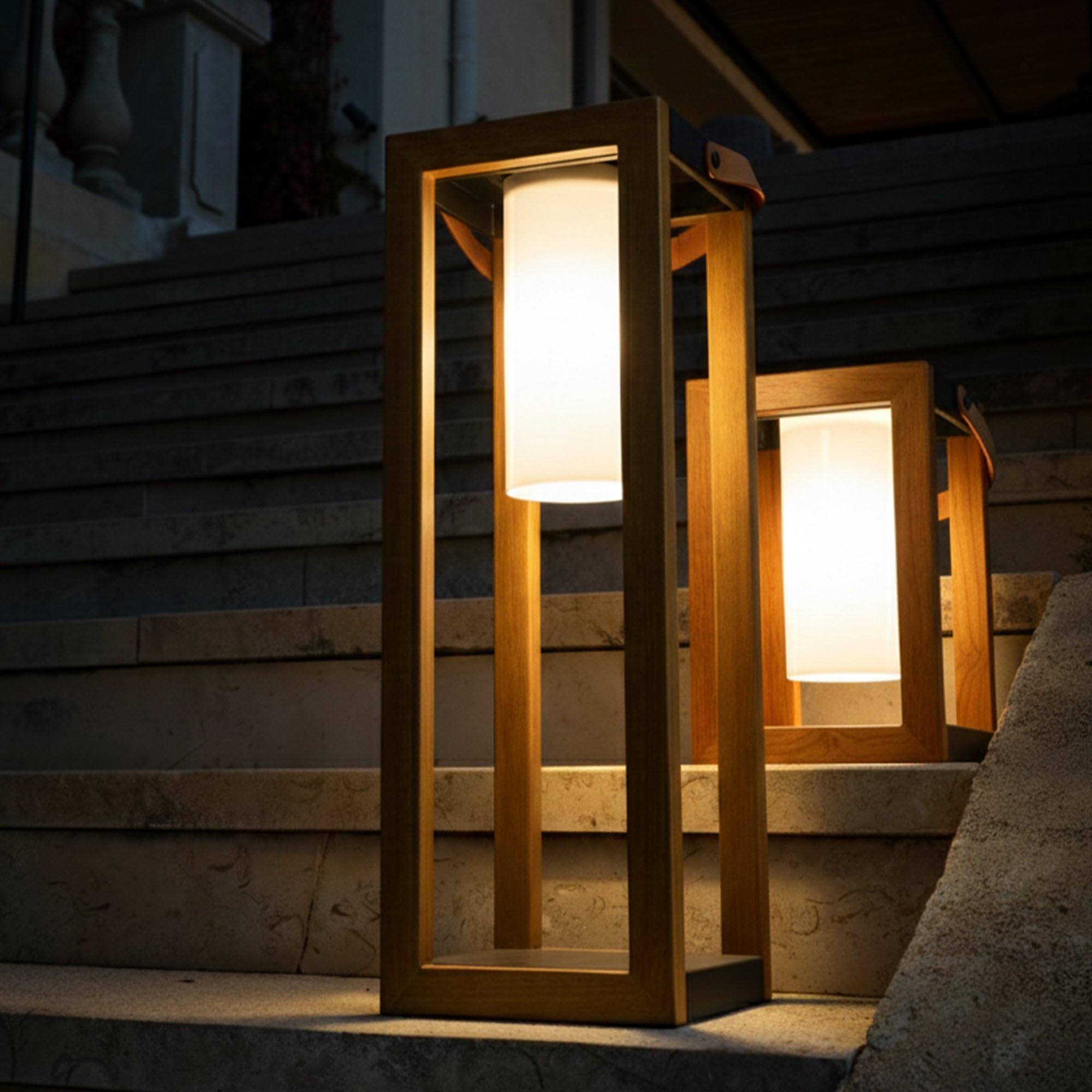 Lumisky Lanterna solare nomade LED bianco SERAPHINA TALL H58cm