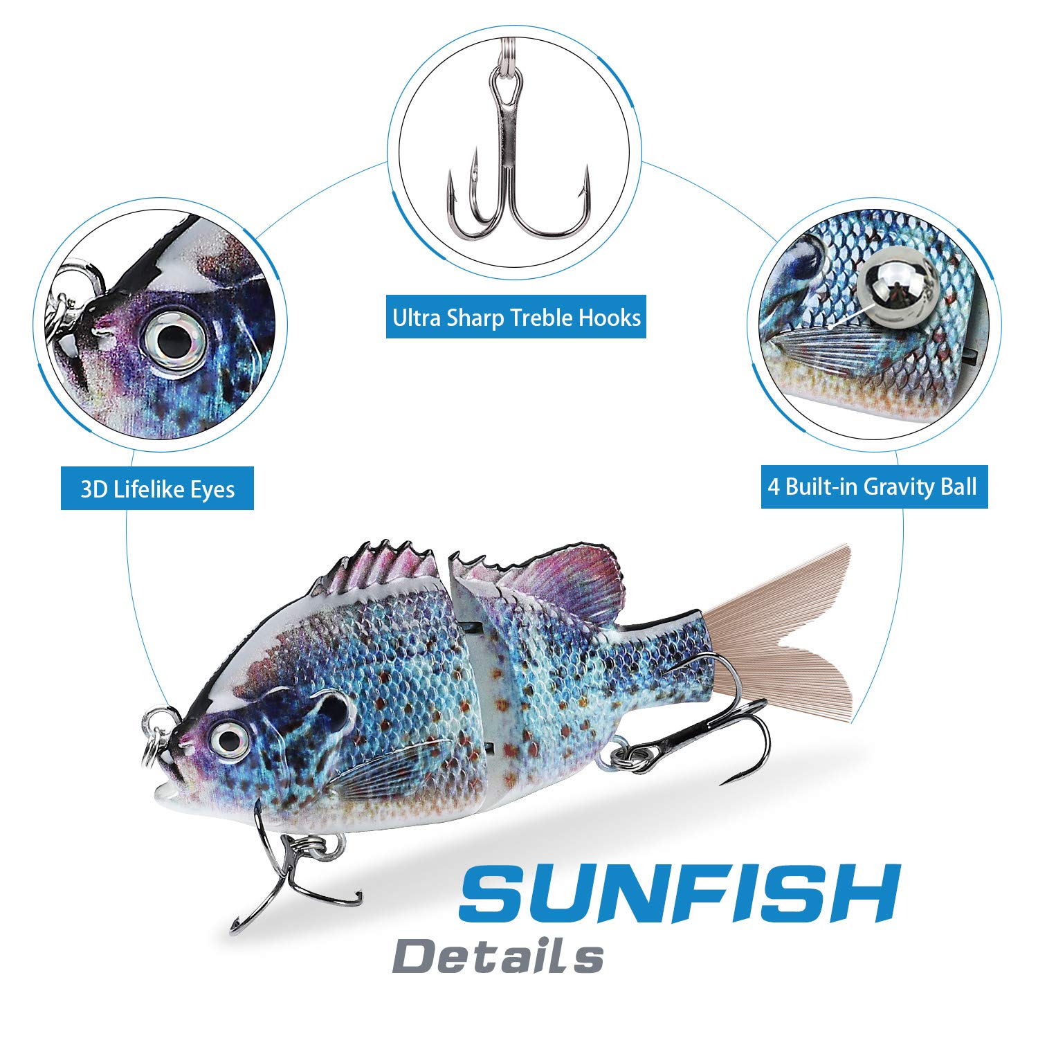 Leurres Articulés TRUSCEND - Swimbait Réaliste Pour Bar Et Brochet - Hameçons Mustad