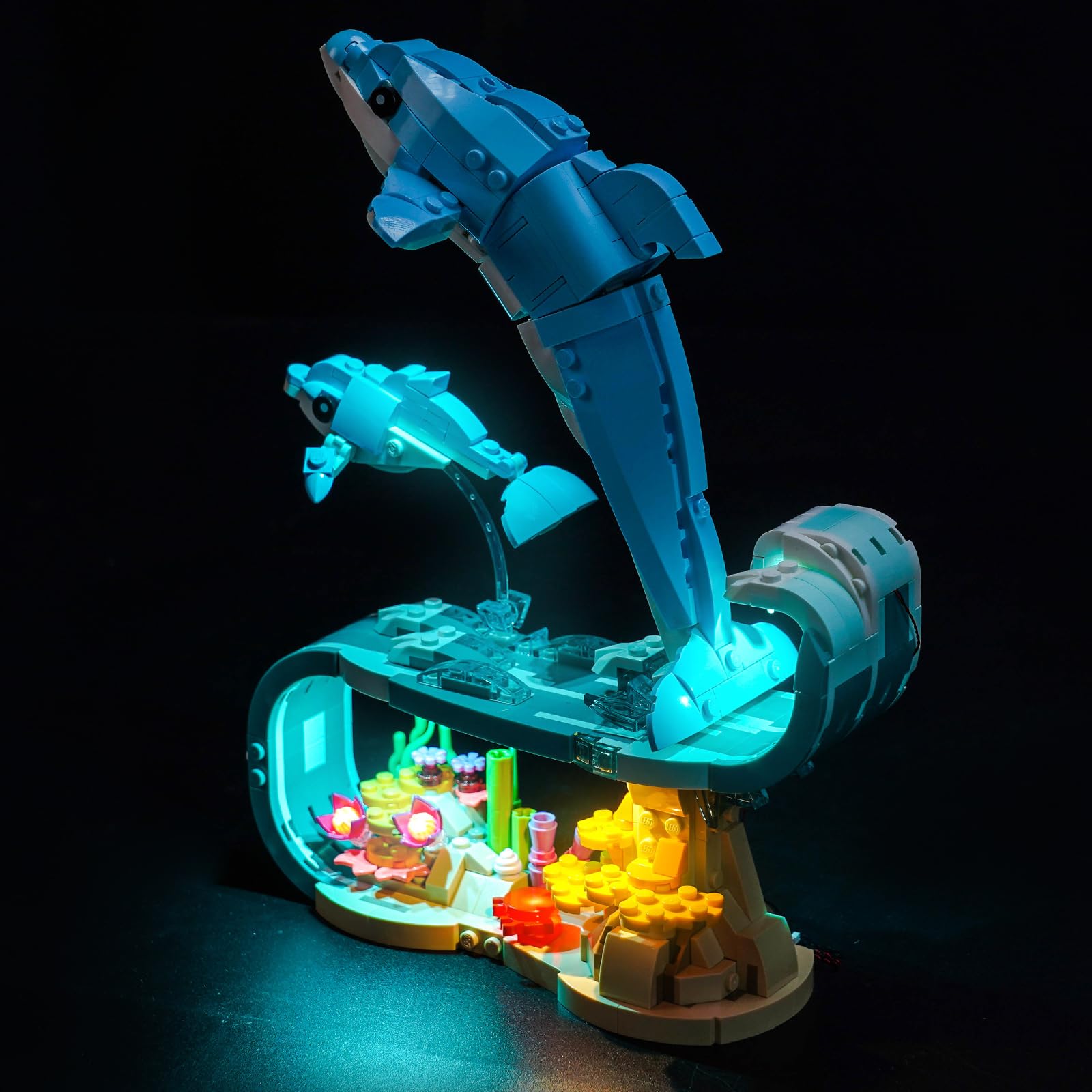 Light Kit Compatible with Lego 31385 Sea Animals: Beautiful Dolphins (No Model) - Image 3