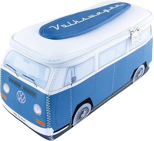BRISA VW Collection Volkswagen - Bolsa universal de neopreno para maquillaje, cosméticos, artículos de tocador para farmacia de viaje, con diseño de