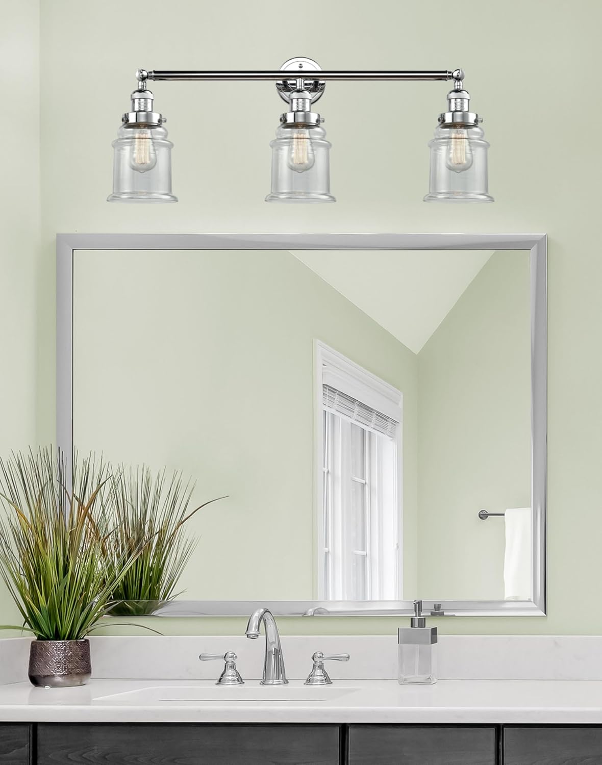 Innovations 205-AC-G181 Three Light Bath Vanity from Franklin Restoration Collection, Copper