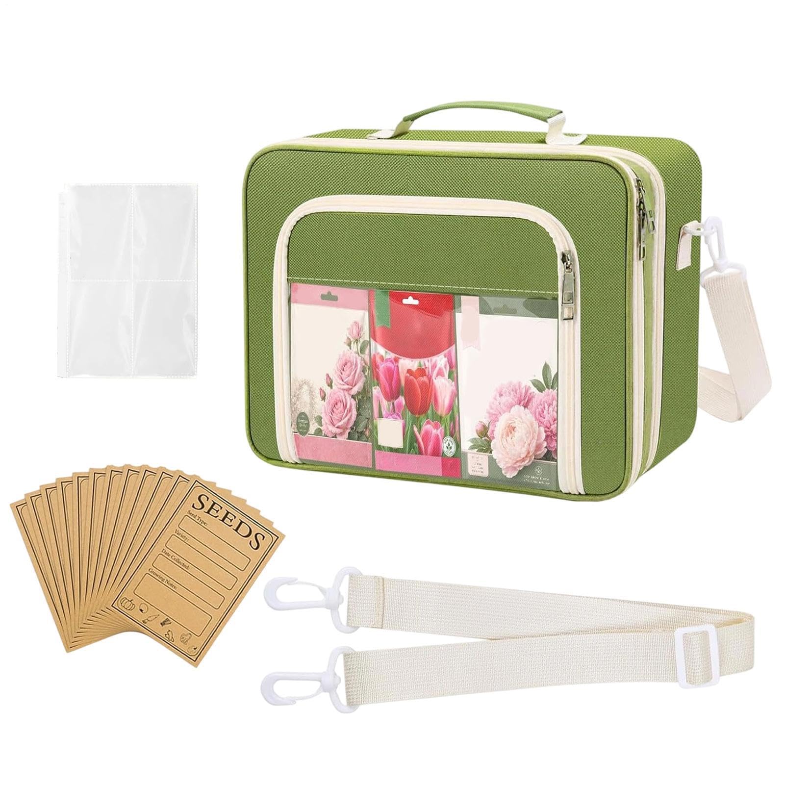 Raccoglitore Organizer Per La Conservazione Delle Piante contiene 120 | borsa raccoglitore salva-giardino 30 fogli Per Giardinieri, Hobbisti E Professionisti Della Pri