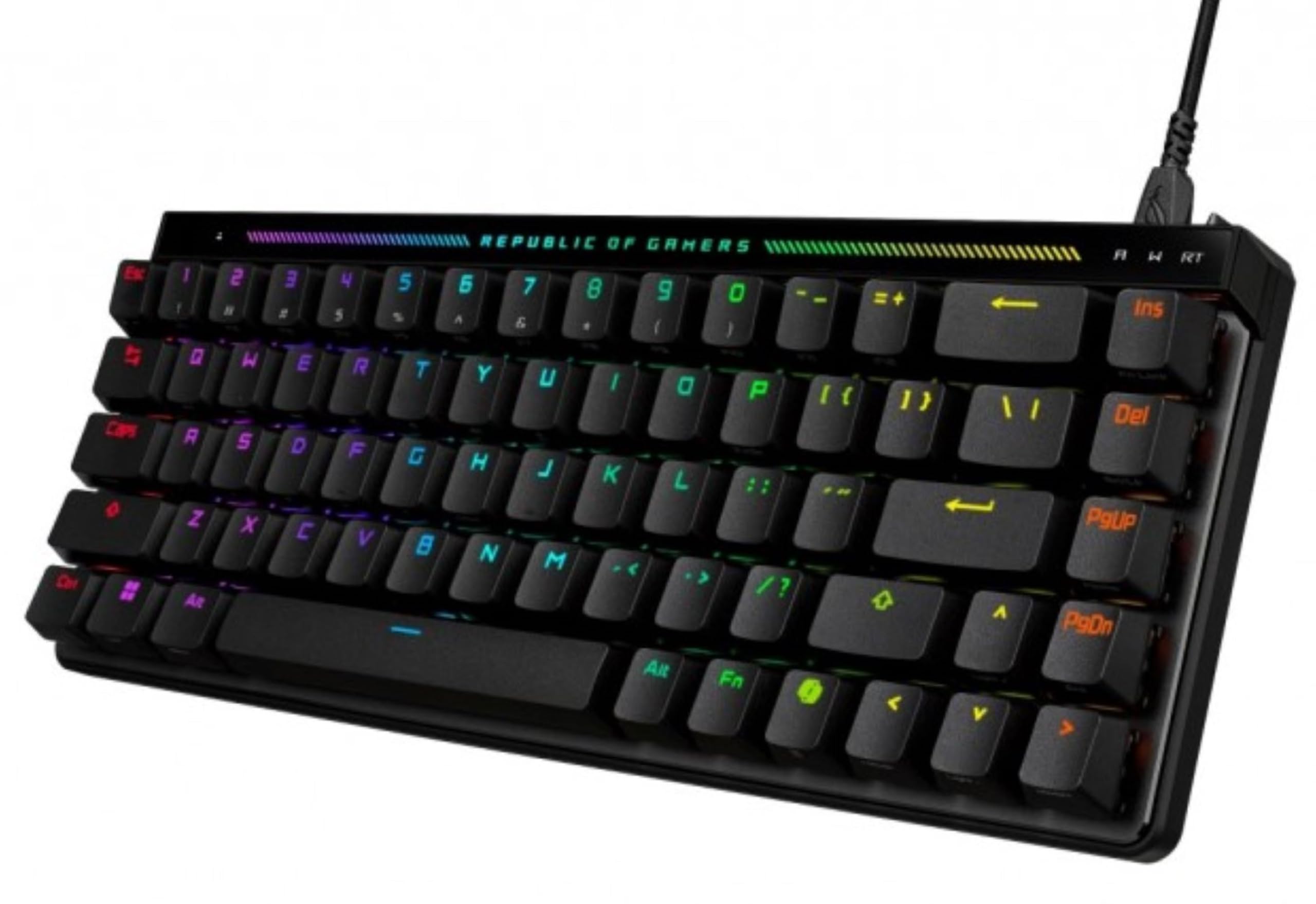 【美品】ASUS ROG FALCHION ACE HFX ASUS ROG Falchion Ace HFX 65 Analog Gaming Keyboard, ROG HFX