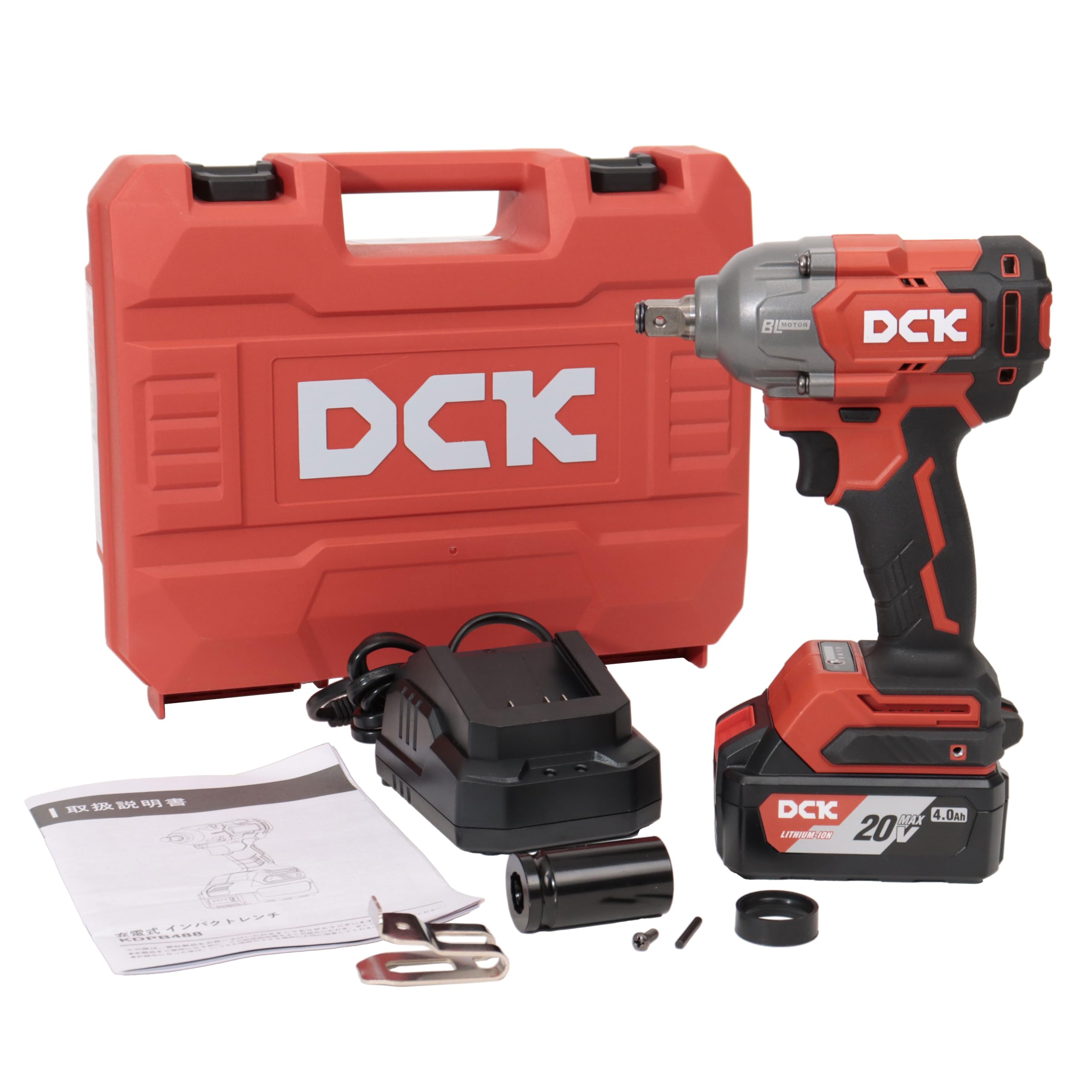 Amazon.co.jp: DCK 20V 充電式インパクトレンチ KDPB488(DM) 角