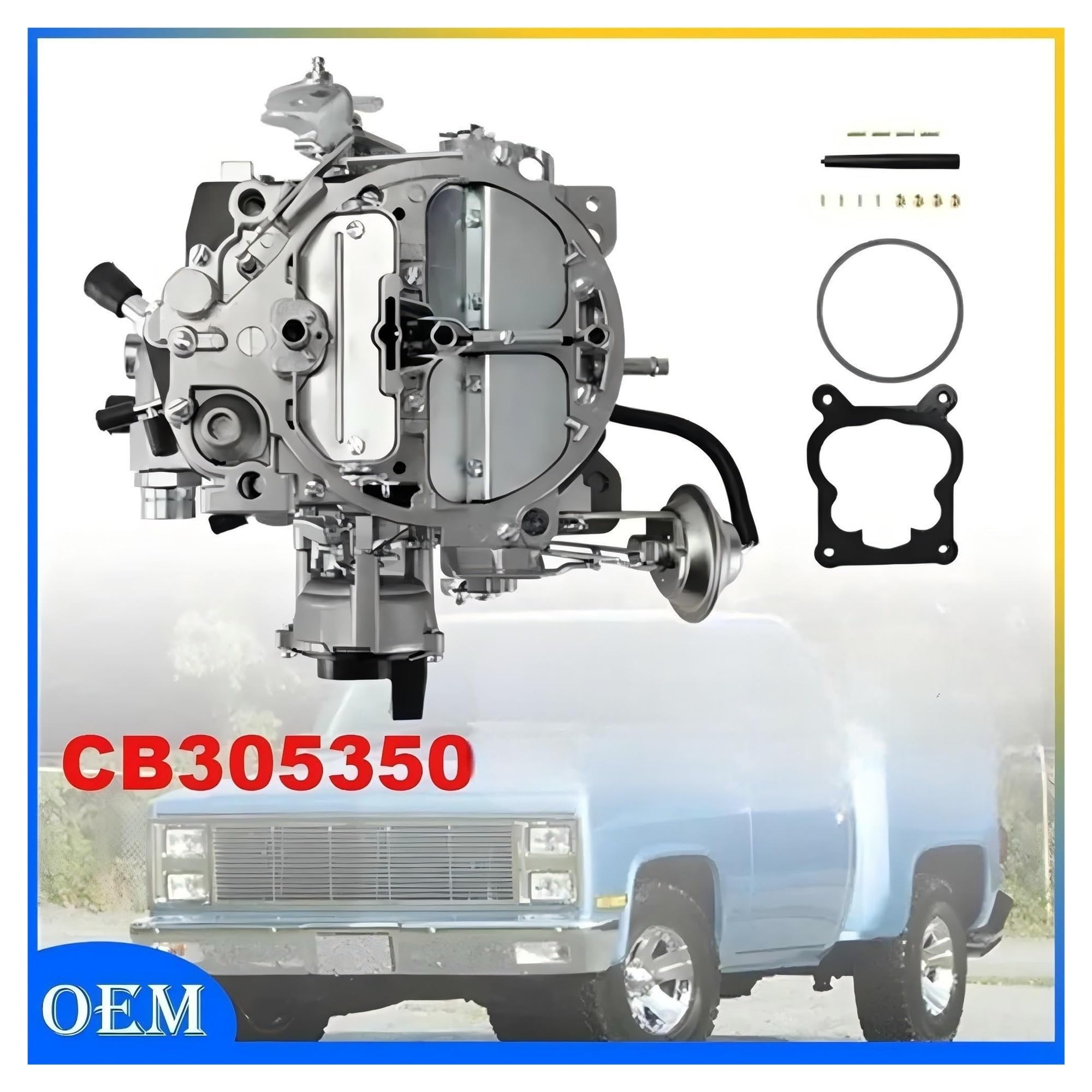 carburatore per auto Il carburatore è compatibile con le auto per CHEVY del 1982-1985 e i camion. Numero di parte OE: CB305350