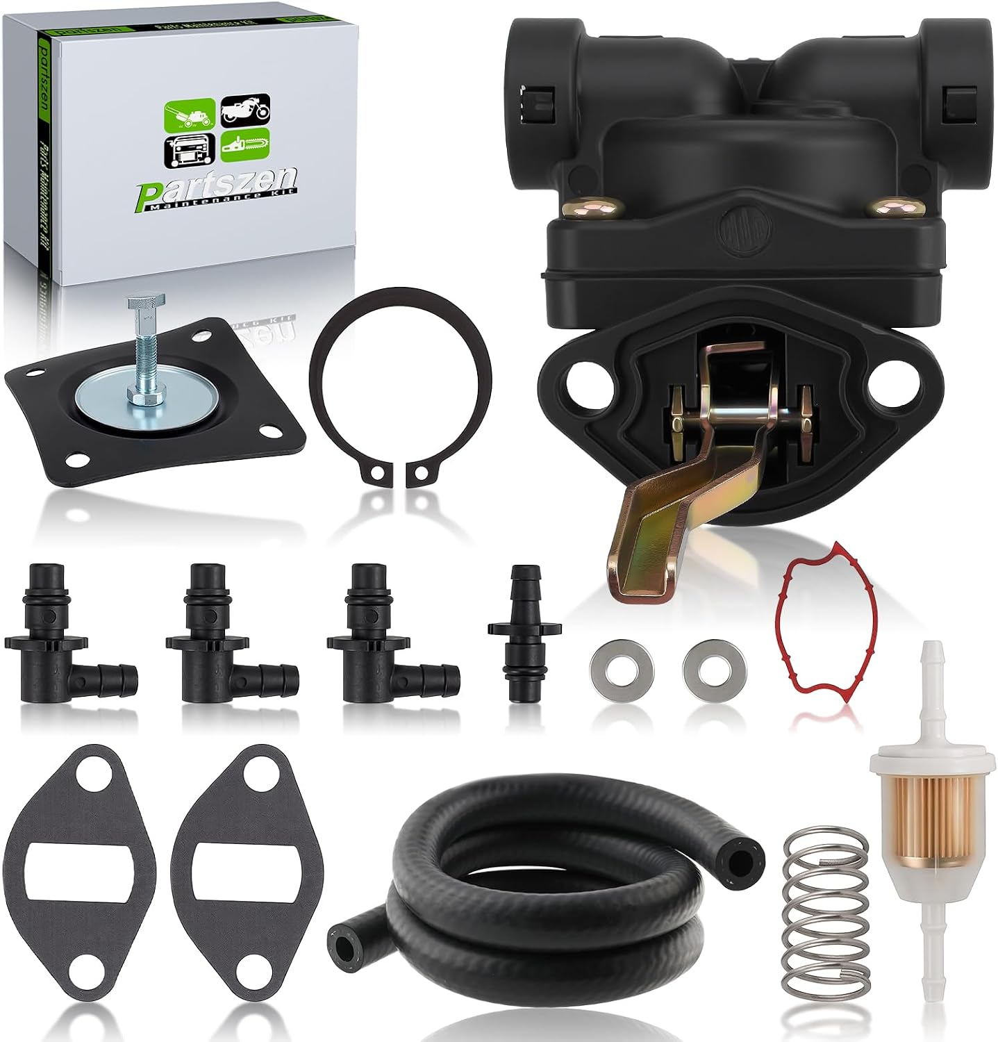 Fuel Pump 47-559-11-S Fuel Pump for Kohler K-Series K241 K301 K321 K341 M10 M12 4739319-S 4755901-S 4755903 10 12 14 16 HP Engines 38789 Replace 12-559-04-S