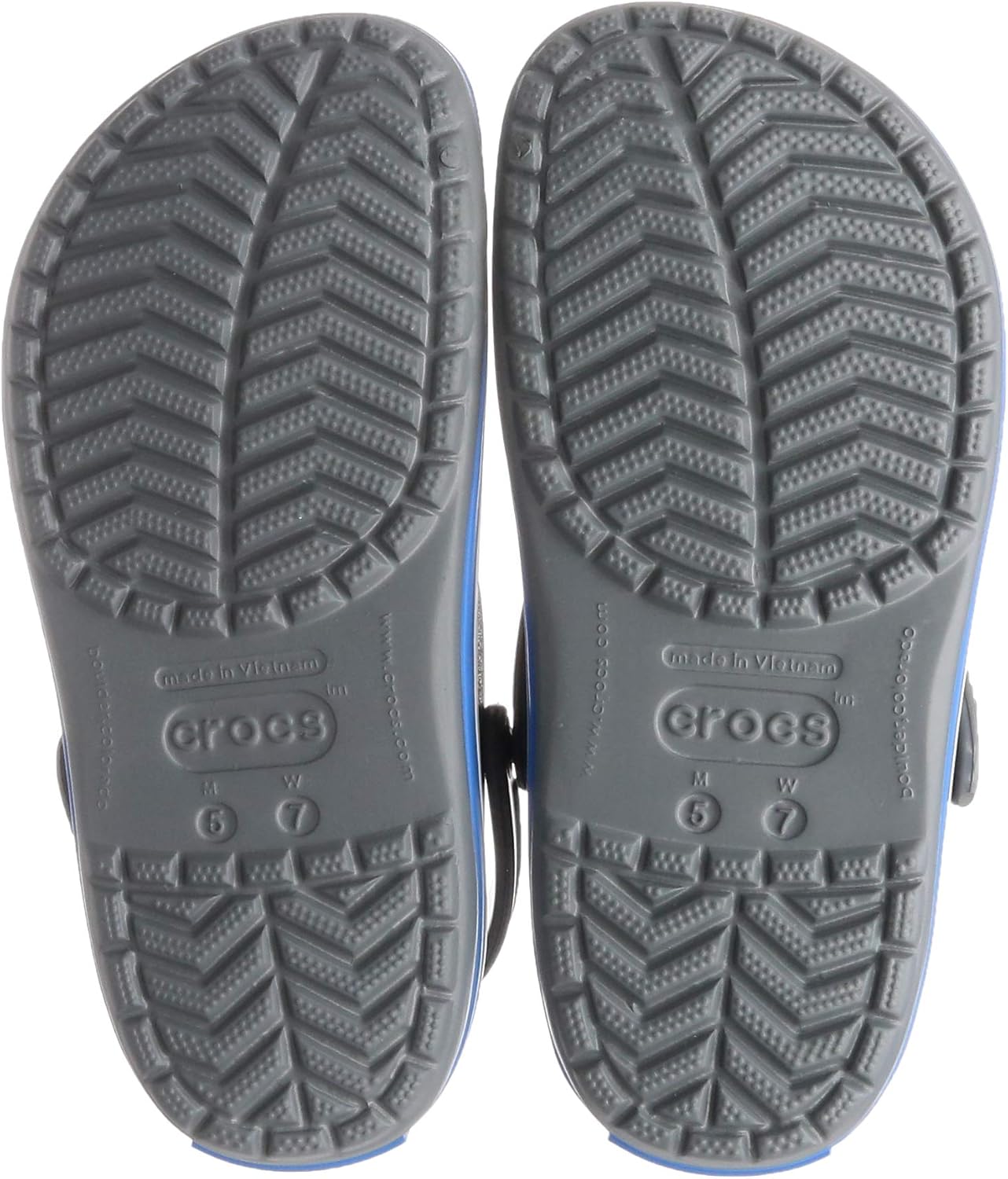 Crocs Crocband Unisex Adult Clogs 36/37 EU Charcoal Ocean