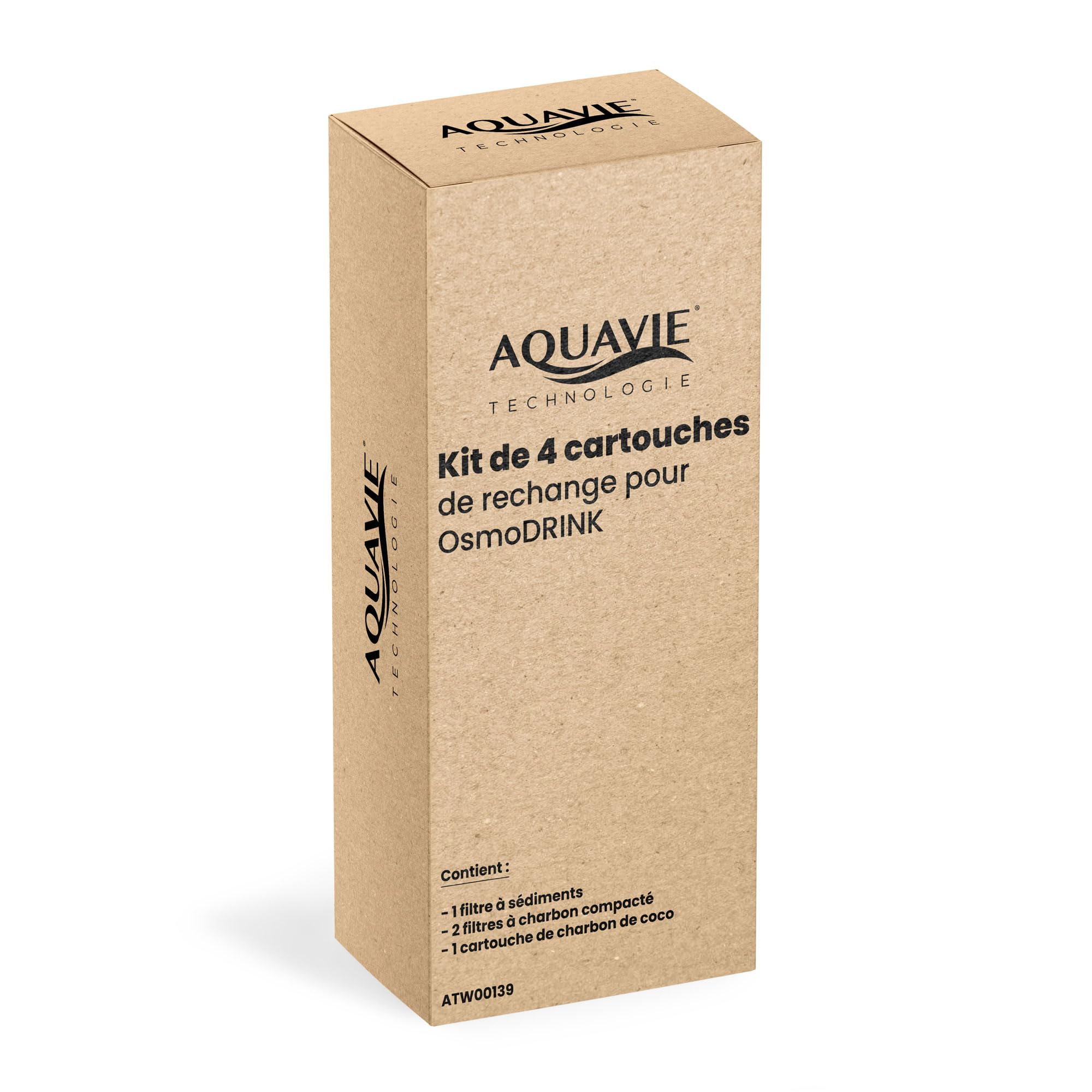 Cartouches OsmoDRINK : kit de 4 filtres de rechange pour purificateur d'eau