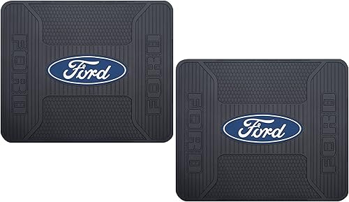 Plasticolor 001219ZX2 - Juego de 2 alfombrillas ovaladas para automóvil, camión, SUV, color azul