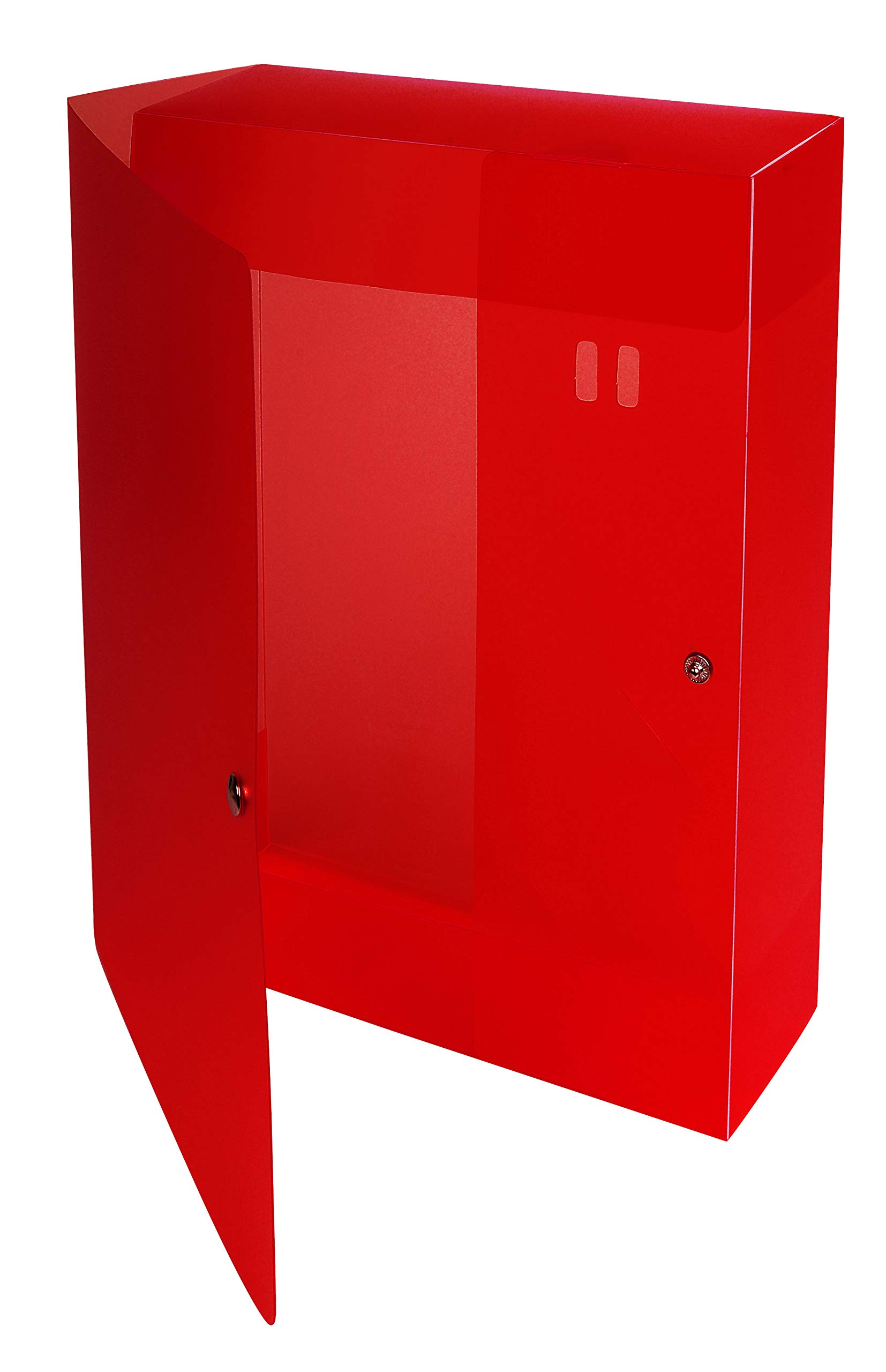 Boite de classement a pression dos 80mm polypropylene 7/10e opaque