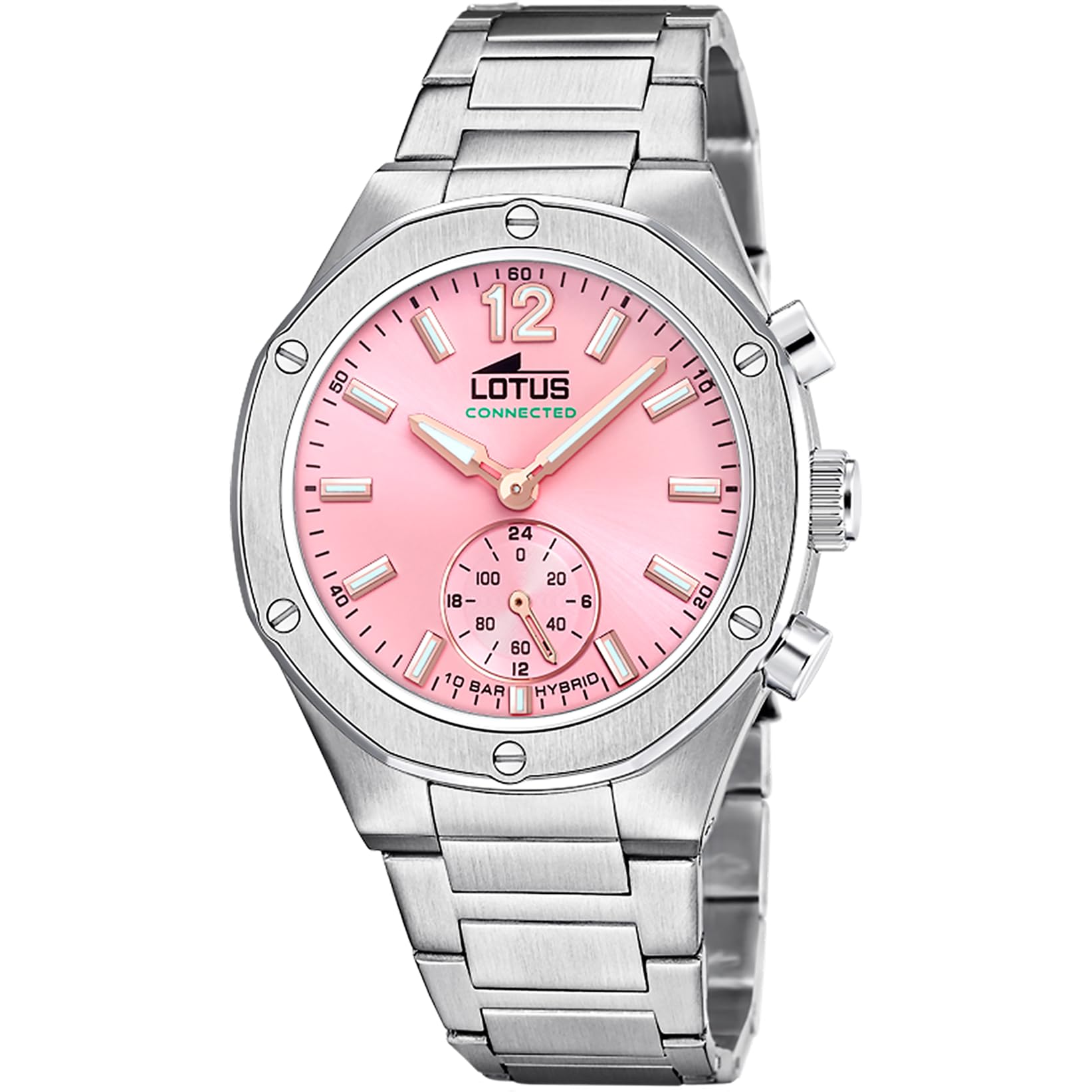 Lotus Ladies Steel Hybrid Smartwatch with Steel Bracelet 18971/2
