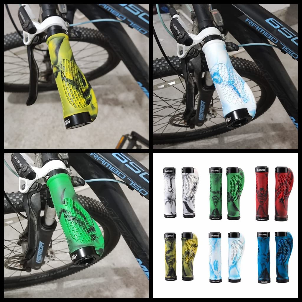 Amazon | 自転車ハンドルバーグリップ 2個 幅広保持 人間工学 自転車