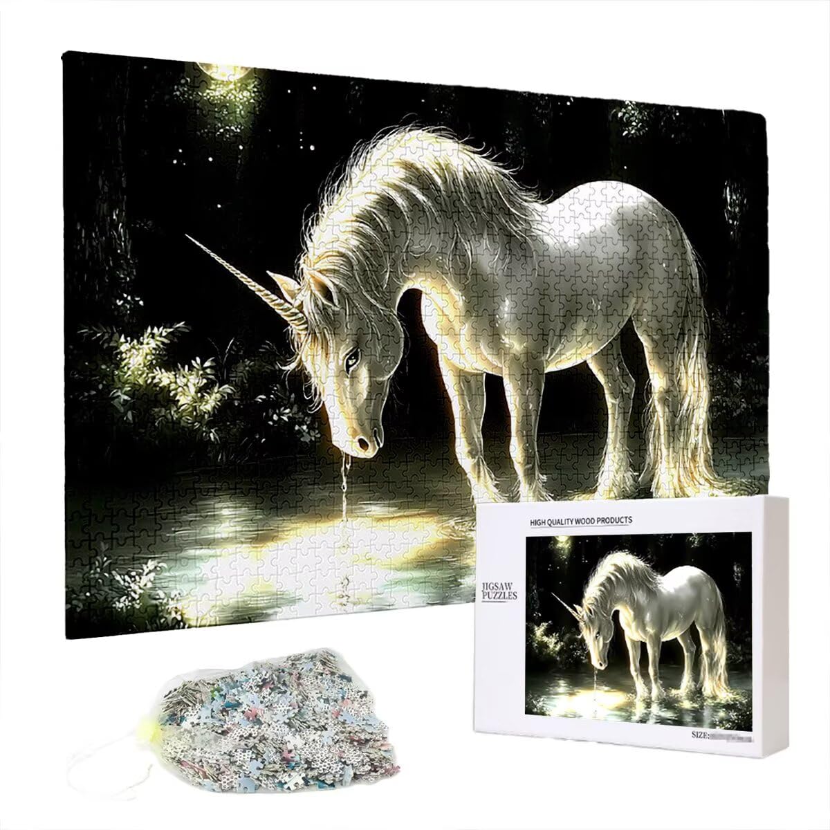 Puzzle dla dorosłych, 4000 elementów, 4000 elementów, z pudełkiem na prezent, drewniane puzzle dla dorosłych z naturalnym drewnem, prezenty dla kobiet, prezenty dla mężczyzn, duże, drewniane puzzle
