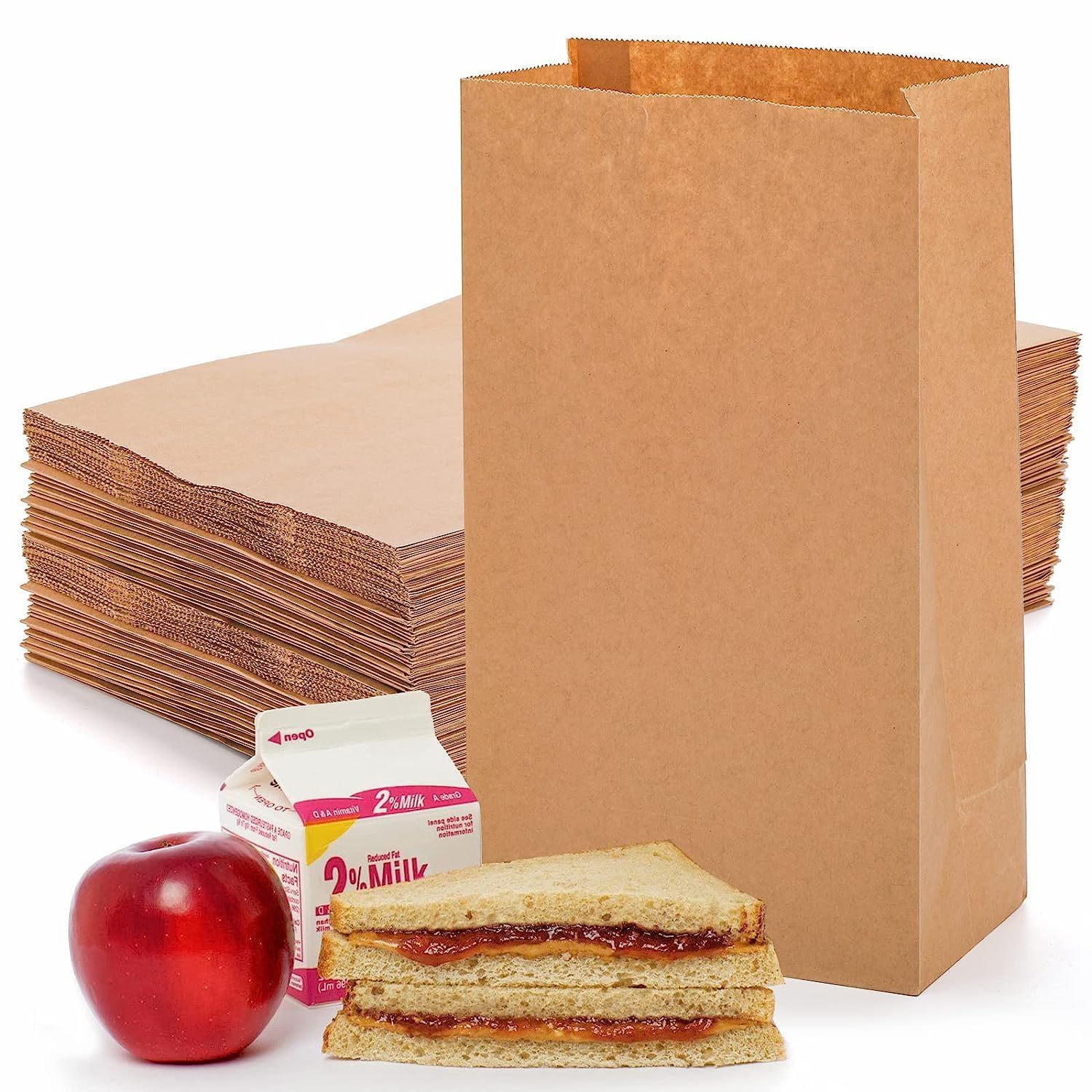 Kraft Brown Paper Carry Bags Lifafa 11X7.5X5 Inch | Grocery Snacks Bakery Restaurants Takeaway & Cloud Kitchen Food Delivery | Disposable Recyclable Eco Friendly Paper Bag (Pack of 25)-image-24