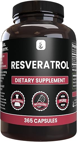 Miniatura 9 de PURE ORIGINAL INGREDIENTS Resveratrol, (100 cápsulas) siempre puro, sin aditivos ni rellenos, verificado por laboratorio
