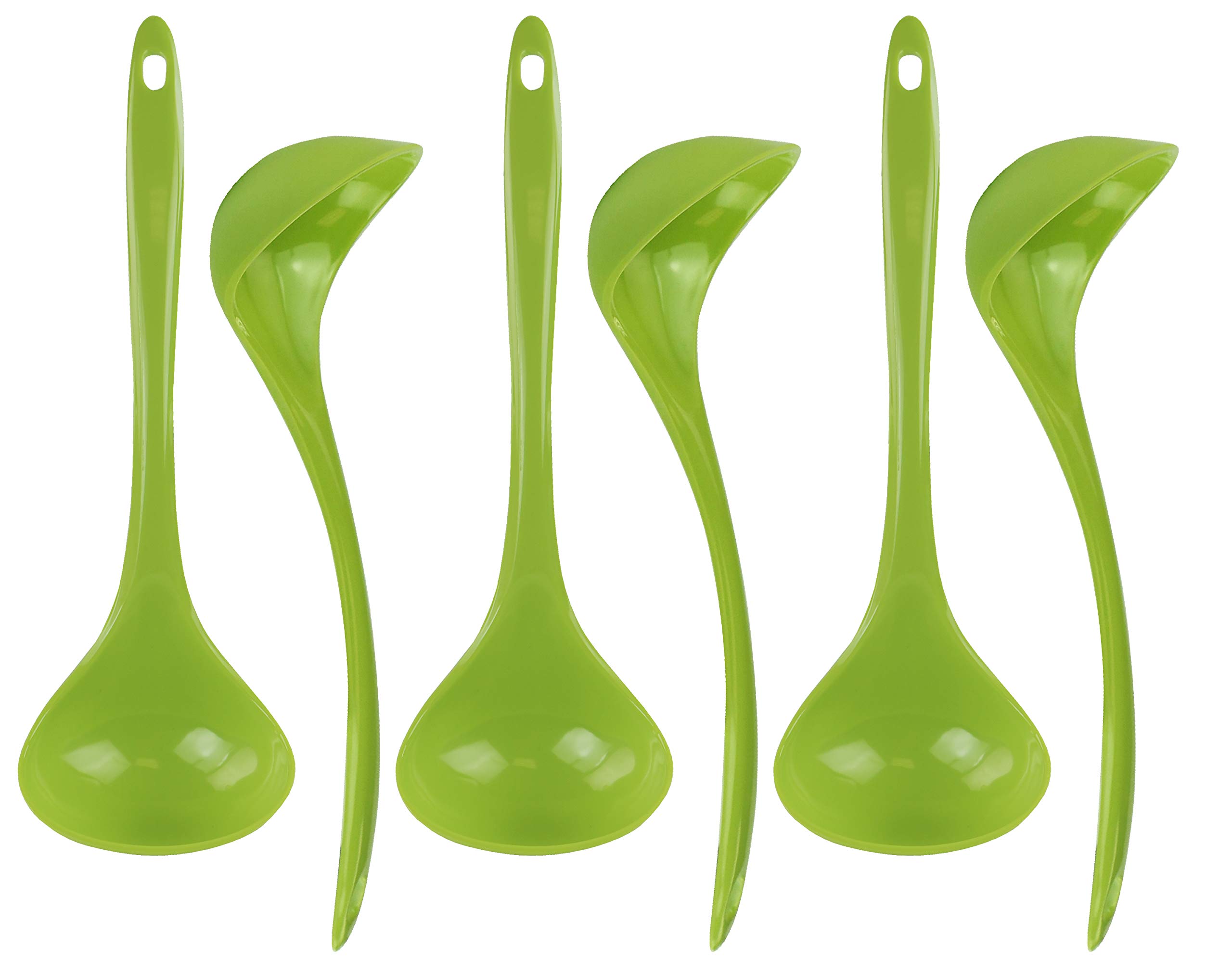 Reston Lloyd Louche de cuisine en mélamine de qualité supérieure avec poignée ergonomique résistante à la chaleur en plastique durable sans BPA Vert citron