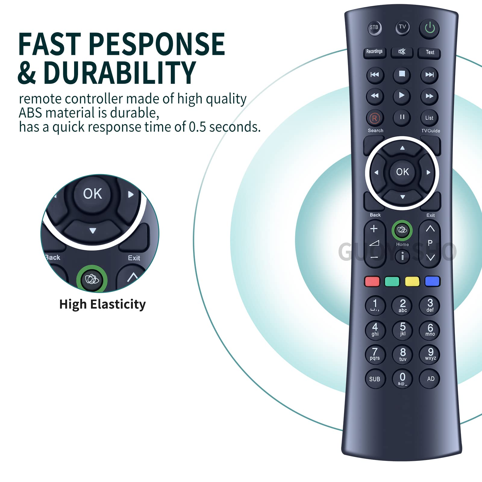 Nuovo RM-Series Telecomando Di Ricambio Controllo Per Humax HB-1000S/HB1000S - Foto 7