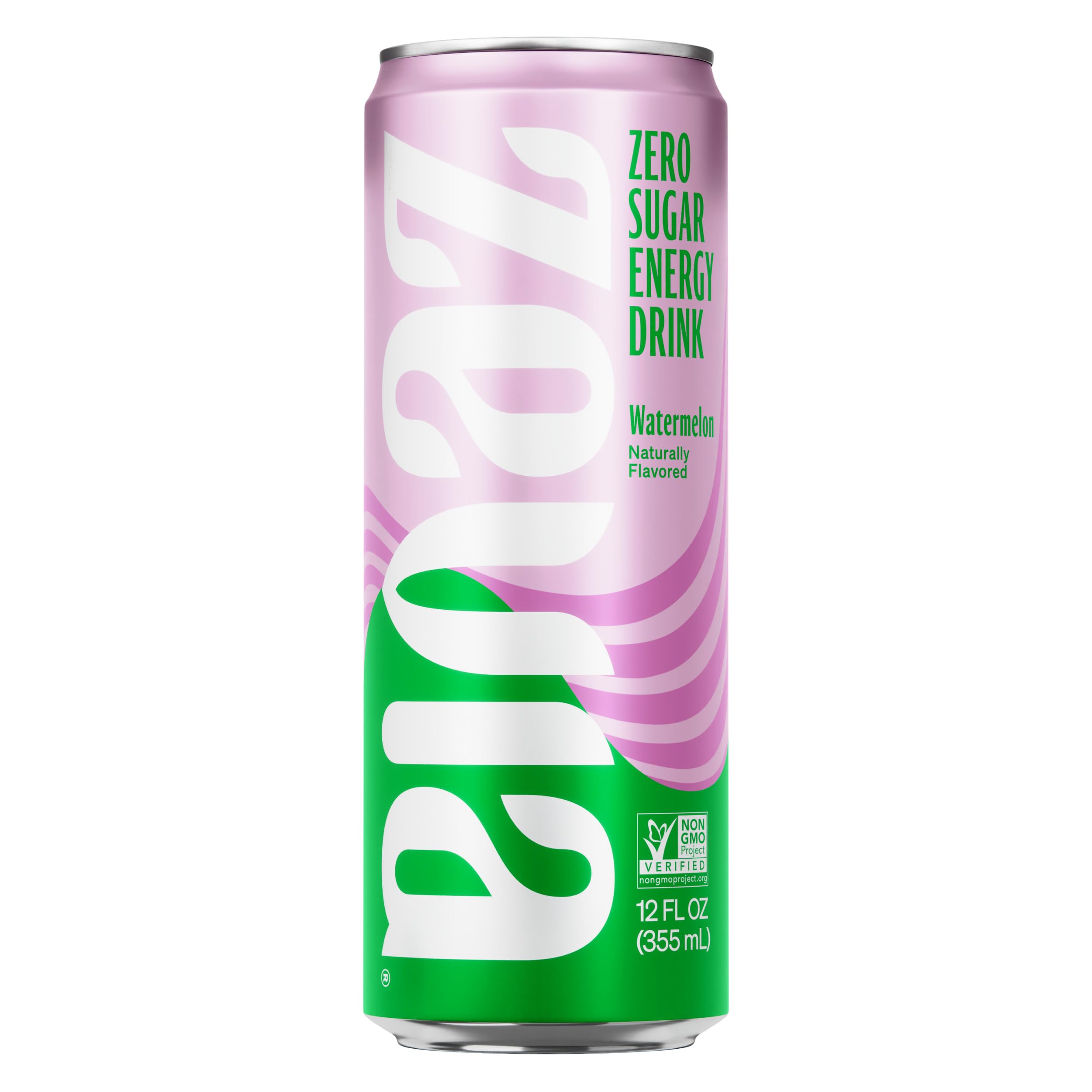 Zevia Zero Sugar Energy Drink, Watermelon, 12 Ounce Can