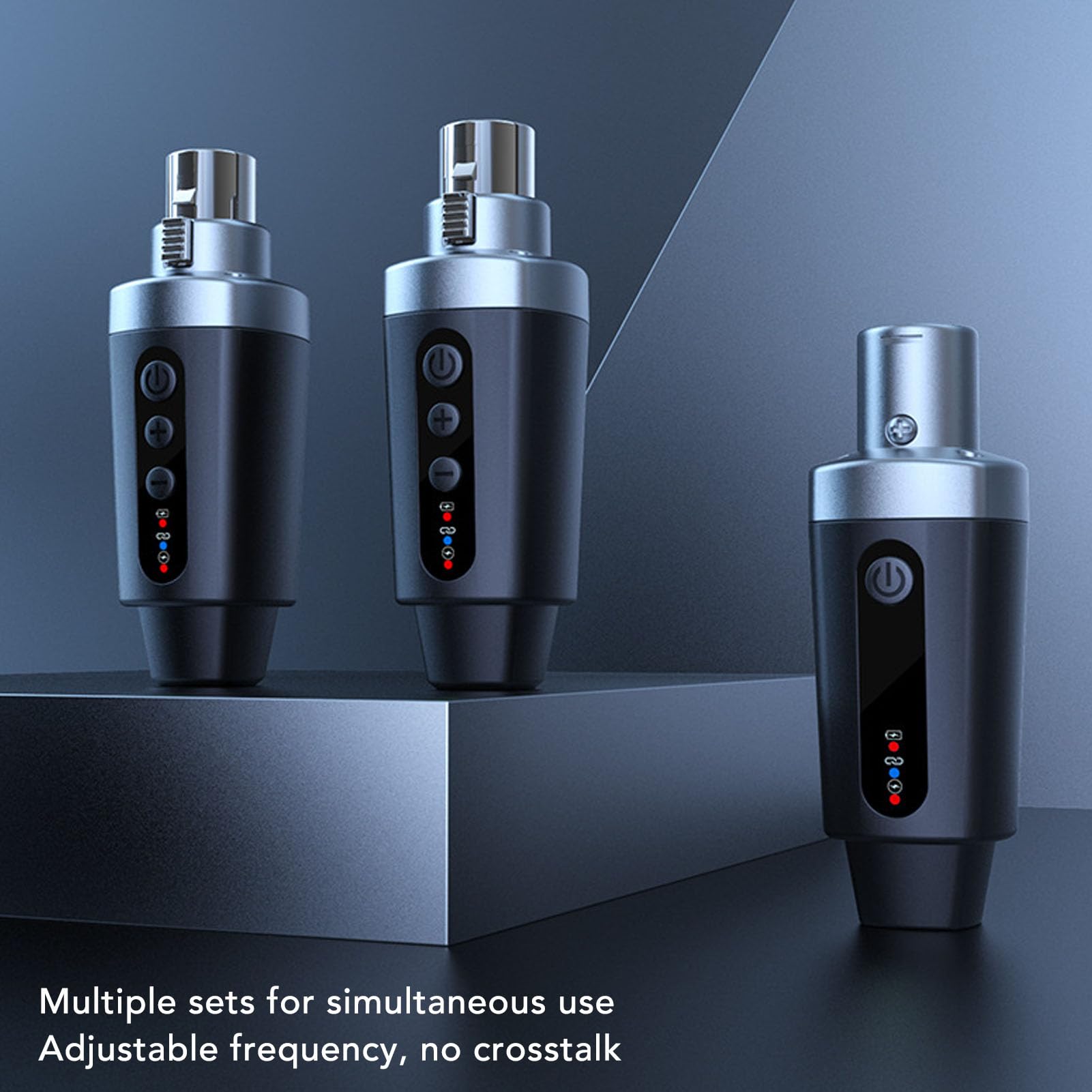 Système de Micro émetteur-récepteur XLR sans Fil, Haute stabilité, pour Micros Dynamiques, Plug and Play pour Grandes Scènes, Matériau ABS