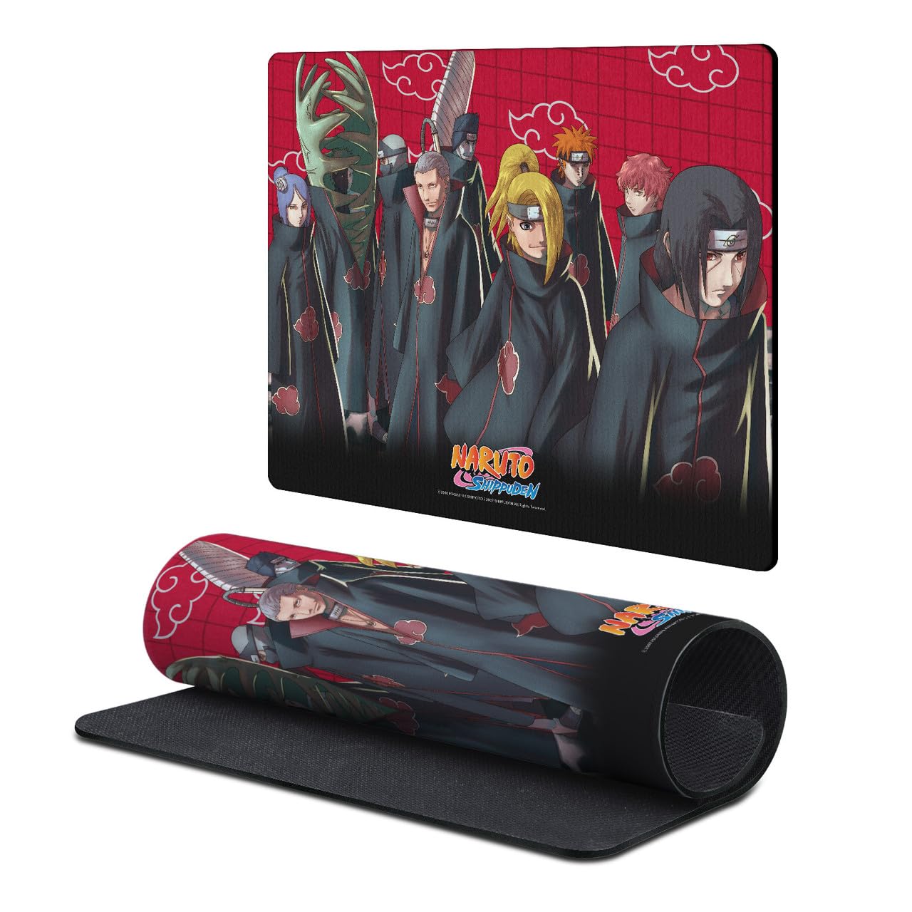 Head Case Designs Officially Licensed Naruto Shippuden Akatsuki Graphic Art 9.84 x 11.81 x 0.12 inches (250 x 300 mm) - S Gaming Office Desk PC Keyboard Mouse Mat Pad — image 1