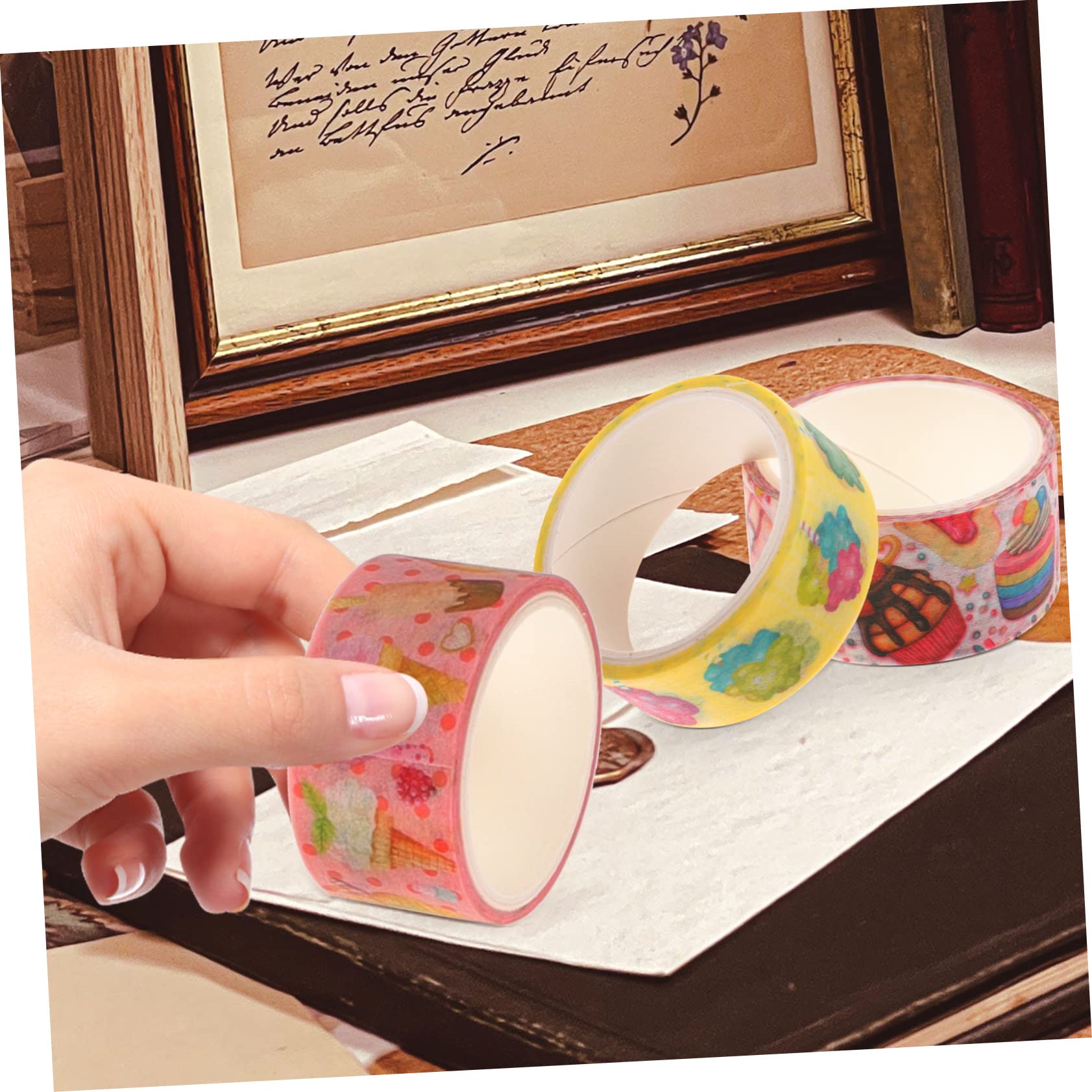 Housoutil 5 Sätze Washi Tape Set Für Scrapbooking Dekoratives Klebeband Für Diy Projekte Partydekoration Und Mehr Langlebig Und Leicht Abreißbar 10 Rollen * 5