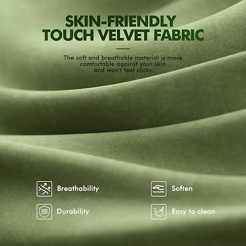 Miniatura 6 de Soontrans Silla ergonómica de tela de terciopelo para juegos con reposapiés, cómoda silla de videojuegos para adultos, sillas reclinables de