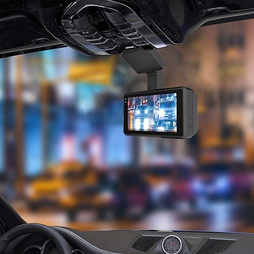 Miniatura 3 de Cámara de tablero con cámaras duales de 1080p, FHD DVR de 3.0 pulgadas, pantalla IPS de 170, gran angular, sensor G, monitor de estacionamiento,