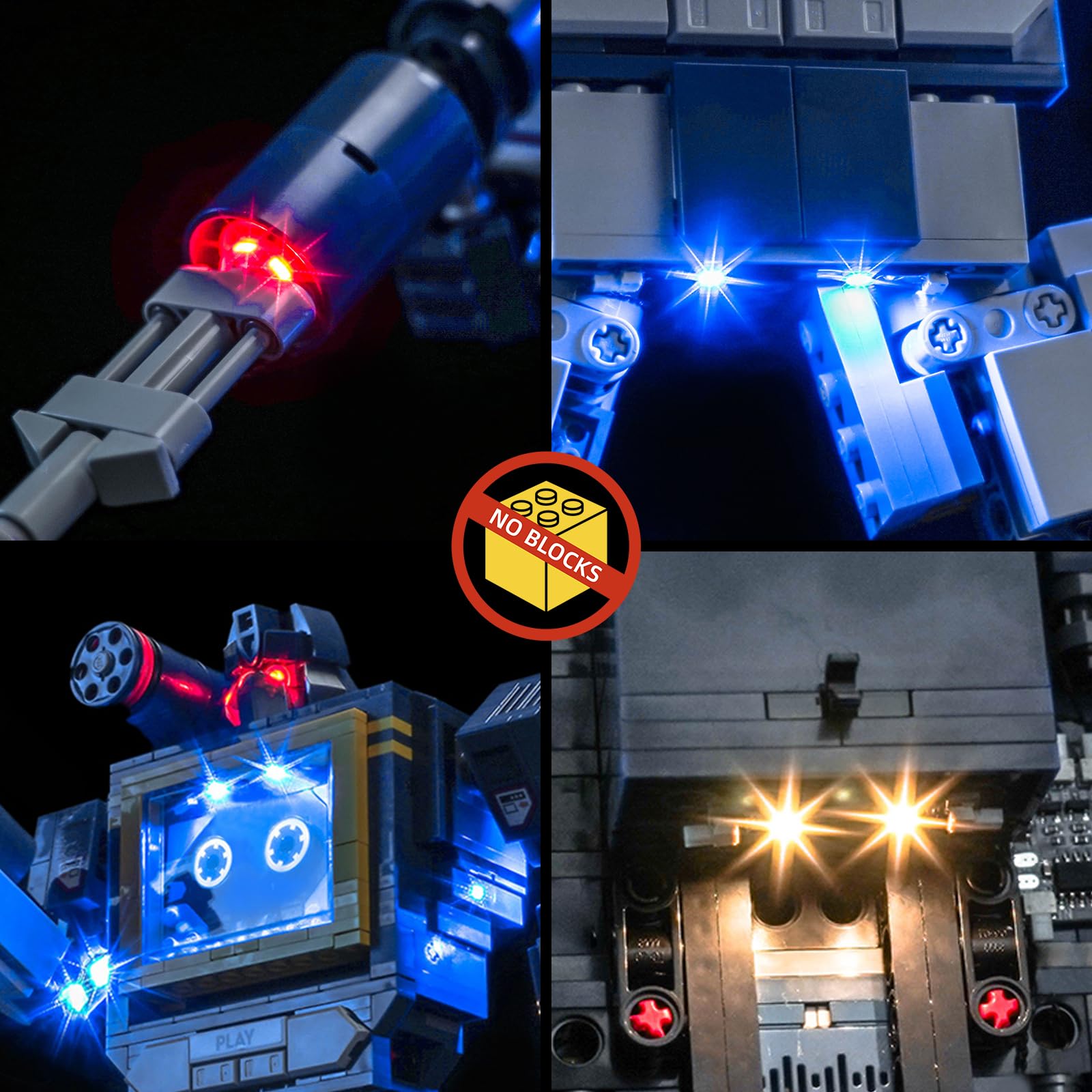 Light Kit Compatible with Lego 10358 T ransformers: Soundwave (No Model) - Image 4