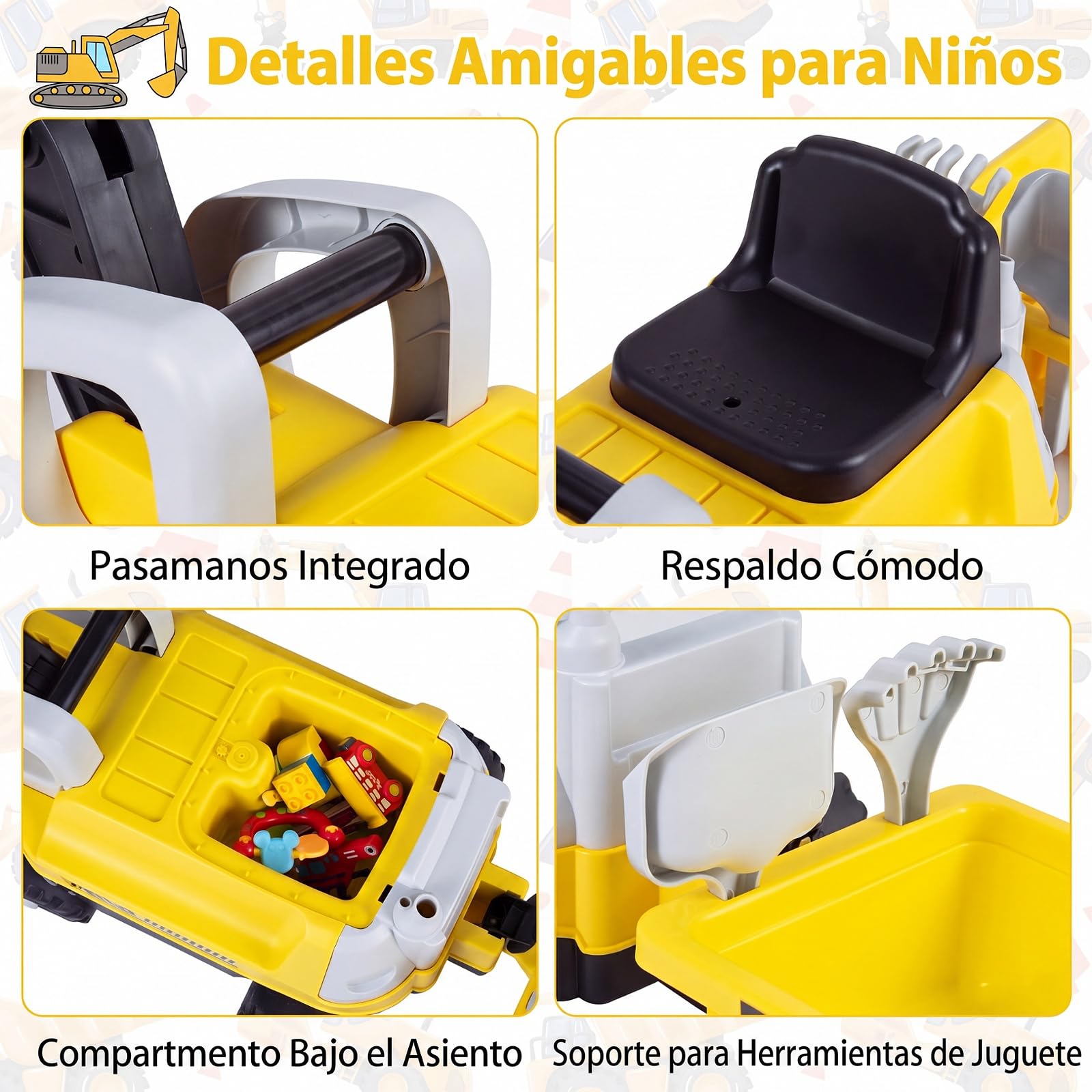 COSTWAY Correpasillos Tractor, Rremolque Desmontable