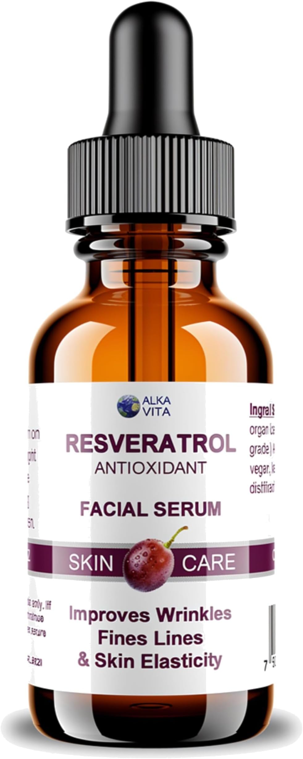 Resveratrol Skin Serum Antioxidant Anti-Aging Factor Improves Fine Lines Wrinkles & Skin Elasticity Cosmetic Grade