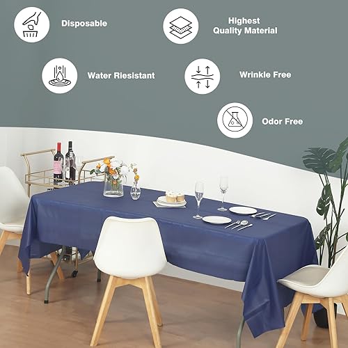 Miniatura 3 de Evershine - Mantel de plástico resistente (reutilizable, 12 unidades)